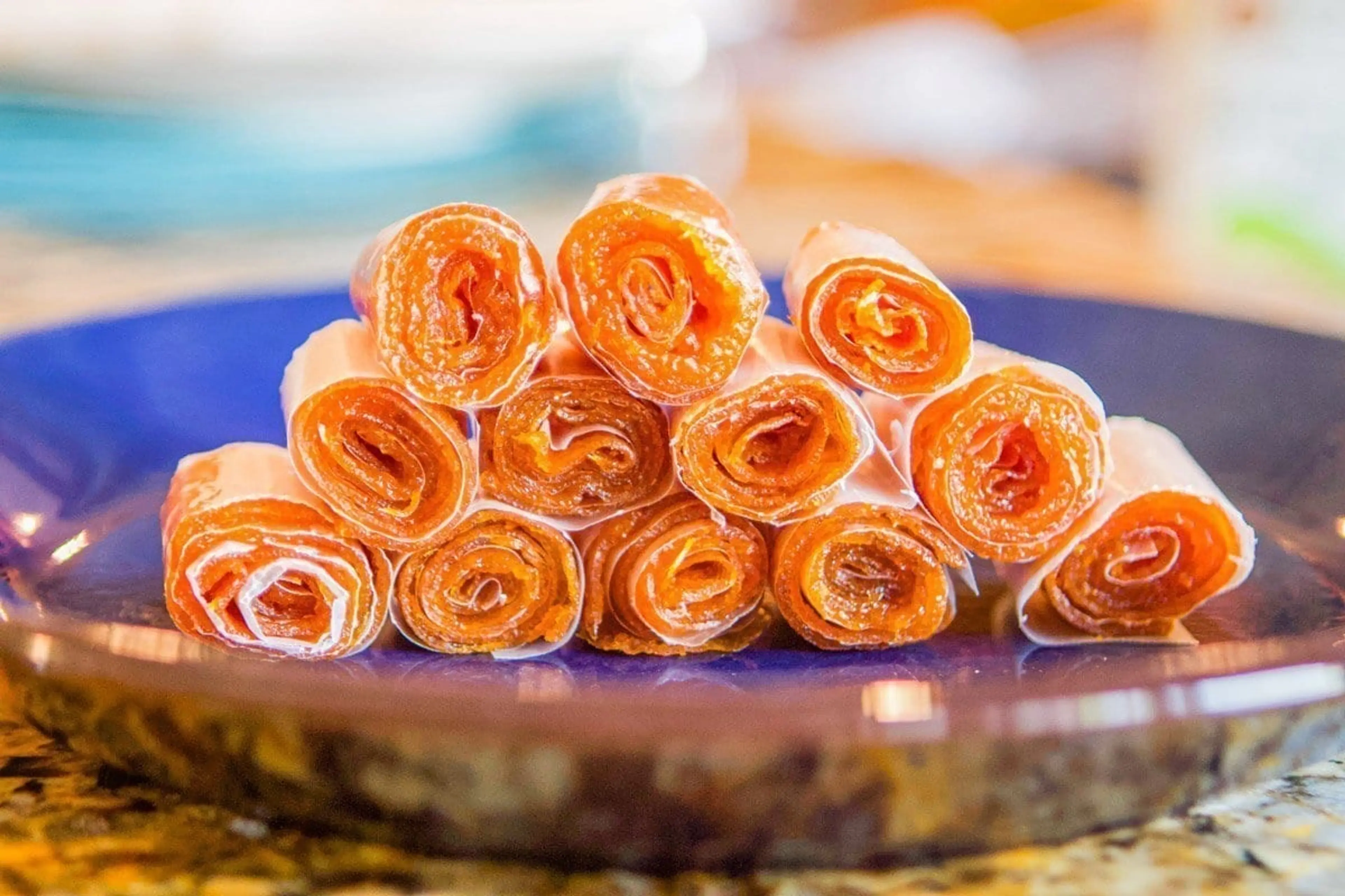 Homemade Apricot Fruit Roll Ups