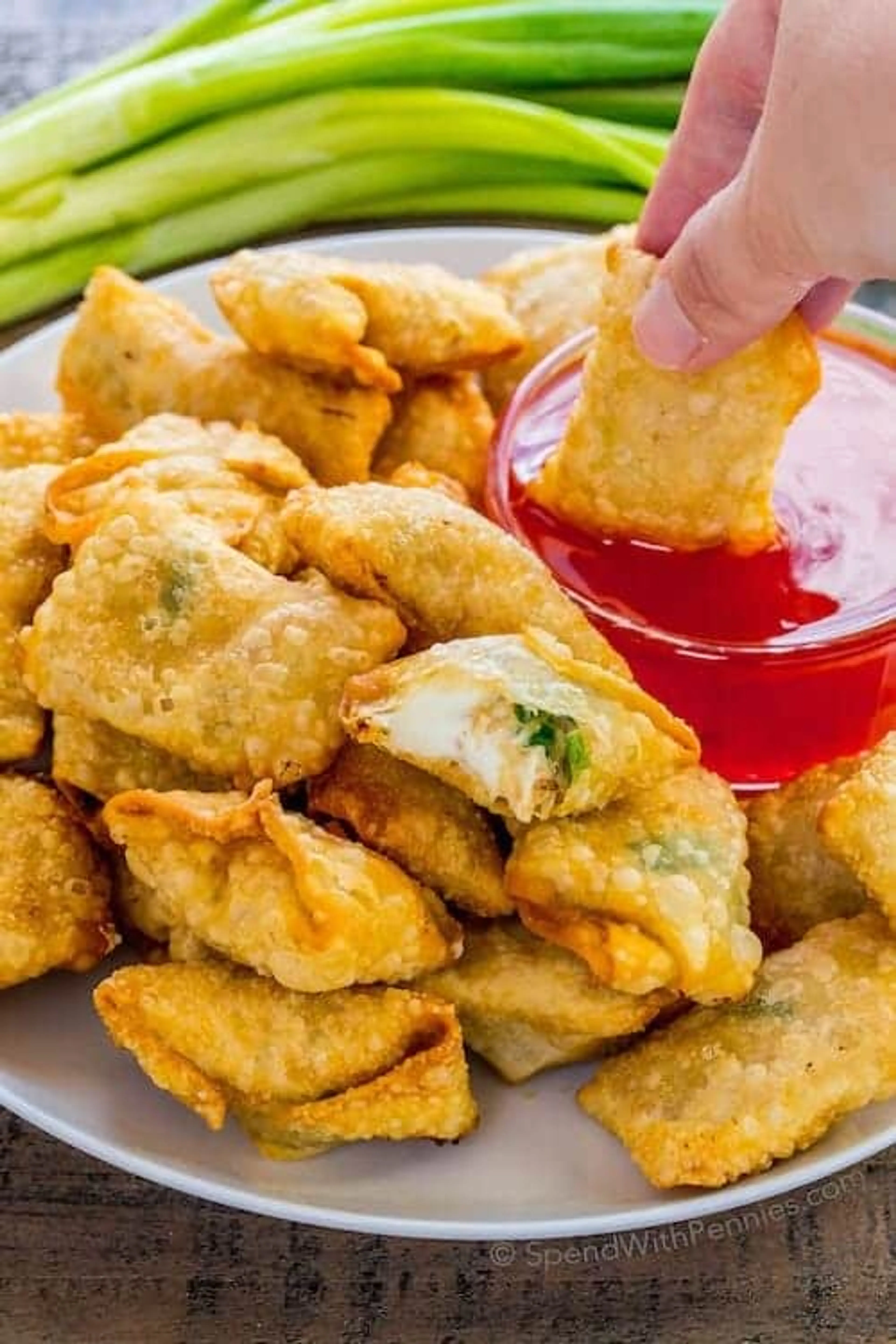 Crab Rangoon (Crab & Cream Cheese filled Wontons)