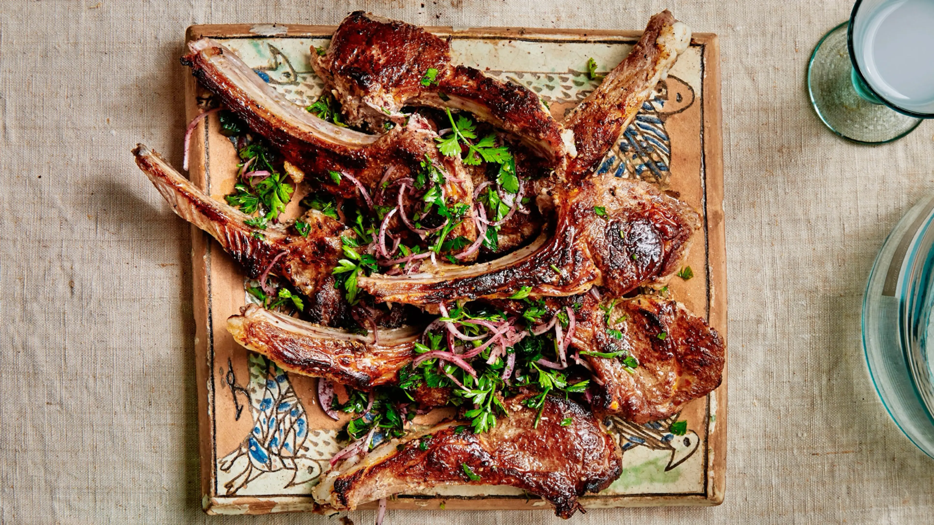 Seven-Spice Grilled Lamb Chops