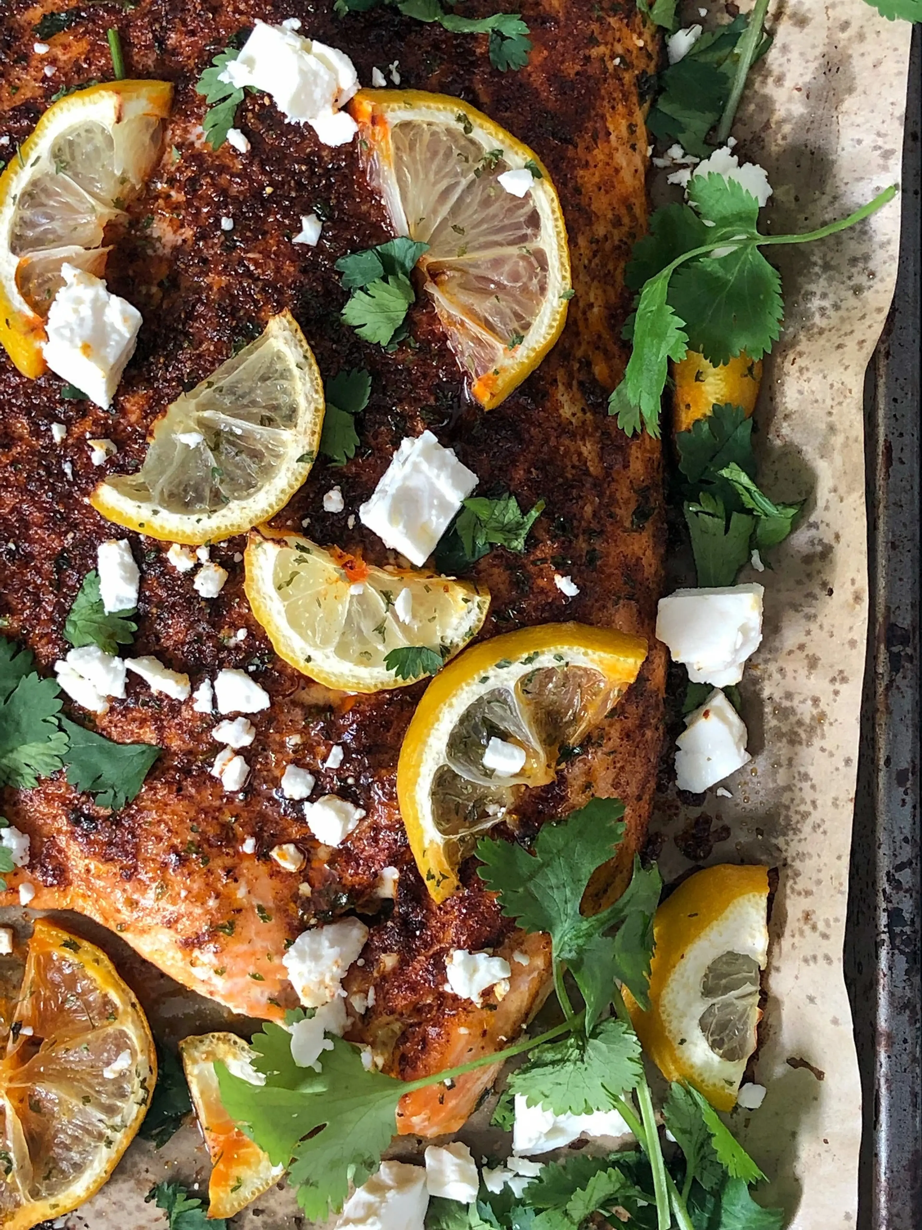 Lemon Paprika Roasted Salmon