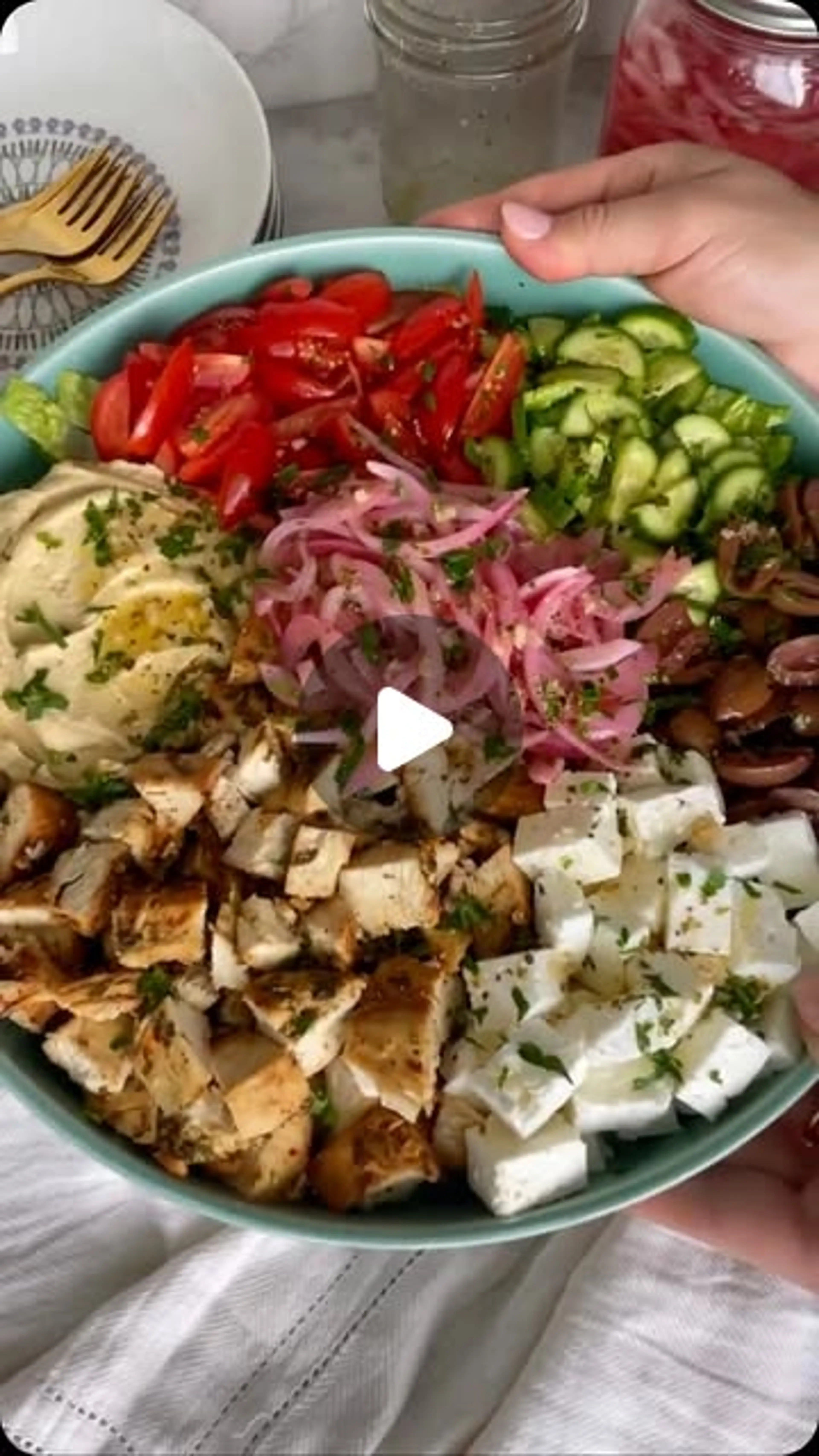 Mediterranean Chicken Salad