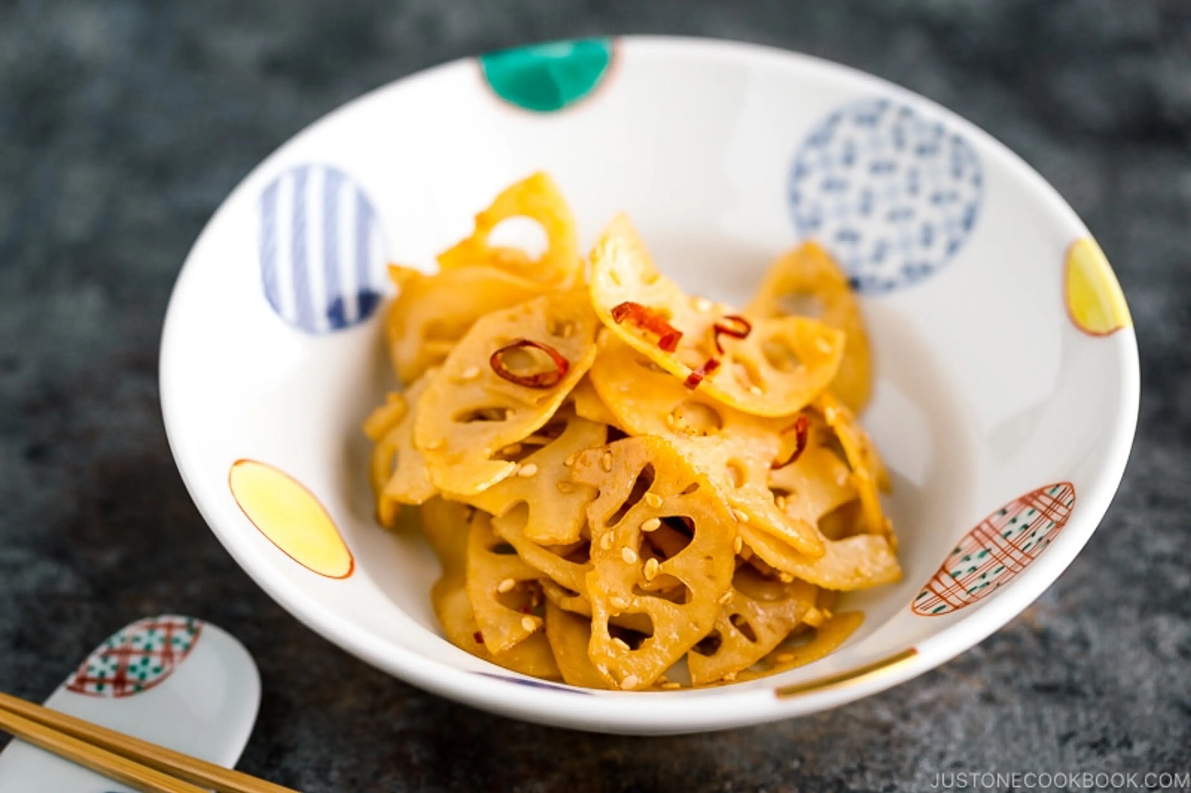 Kinpira Renkon (Lotus Root)