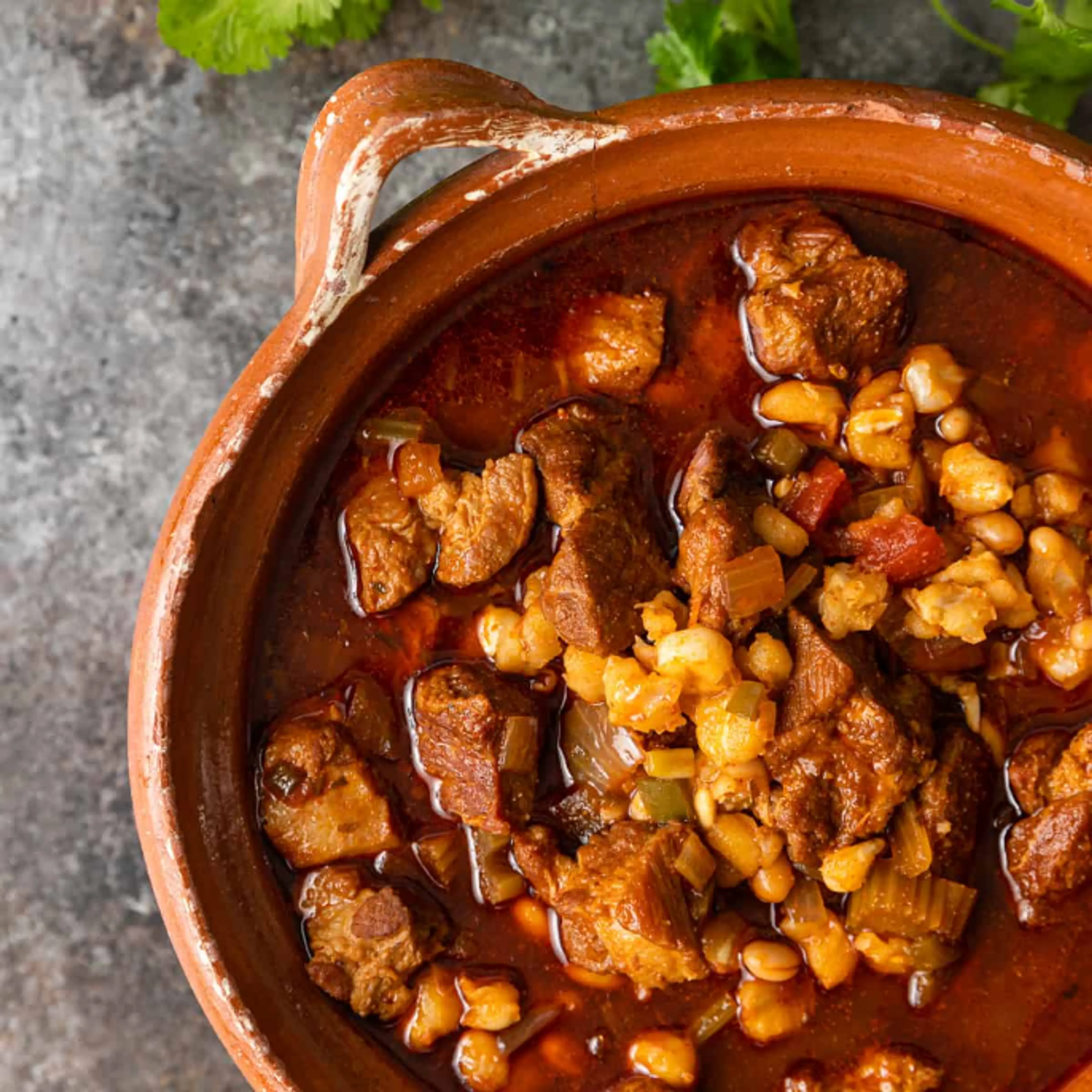 Pozole Rojo (Pork and Hominy Soup)