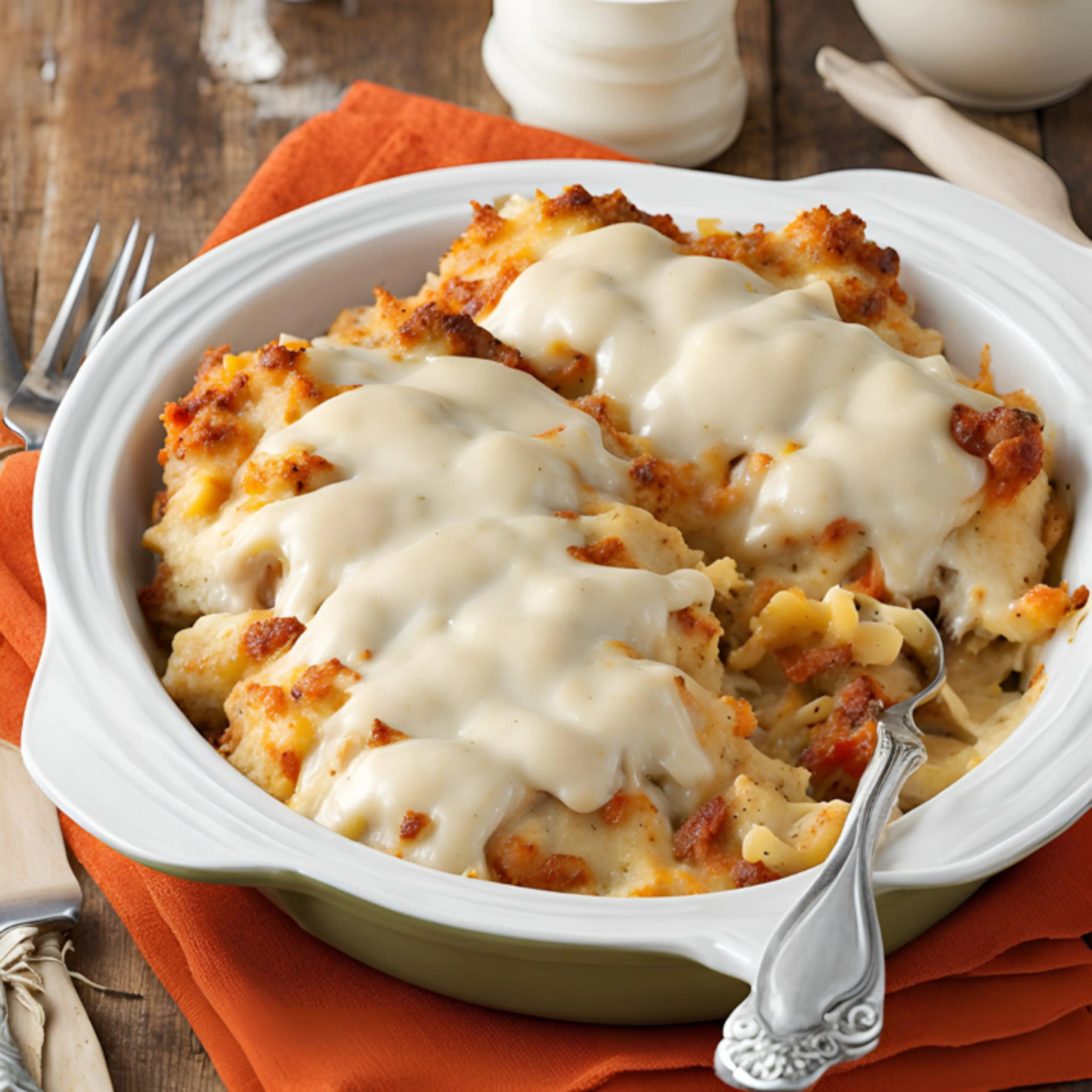 Cheesy Mozzarella Chicken Bake