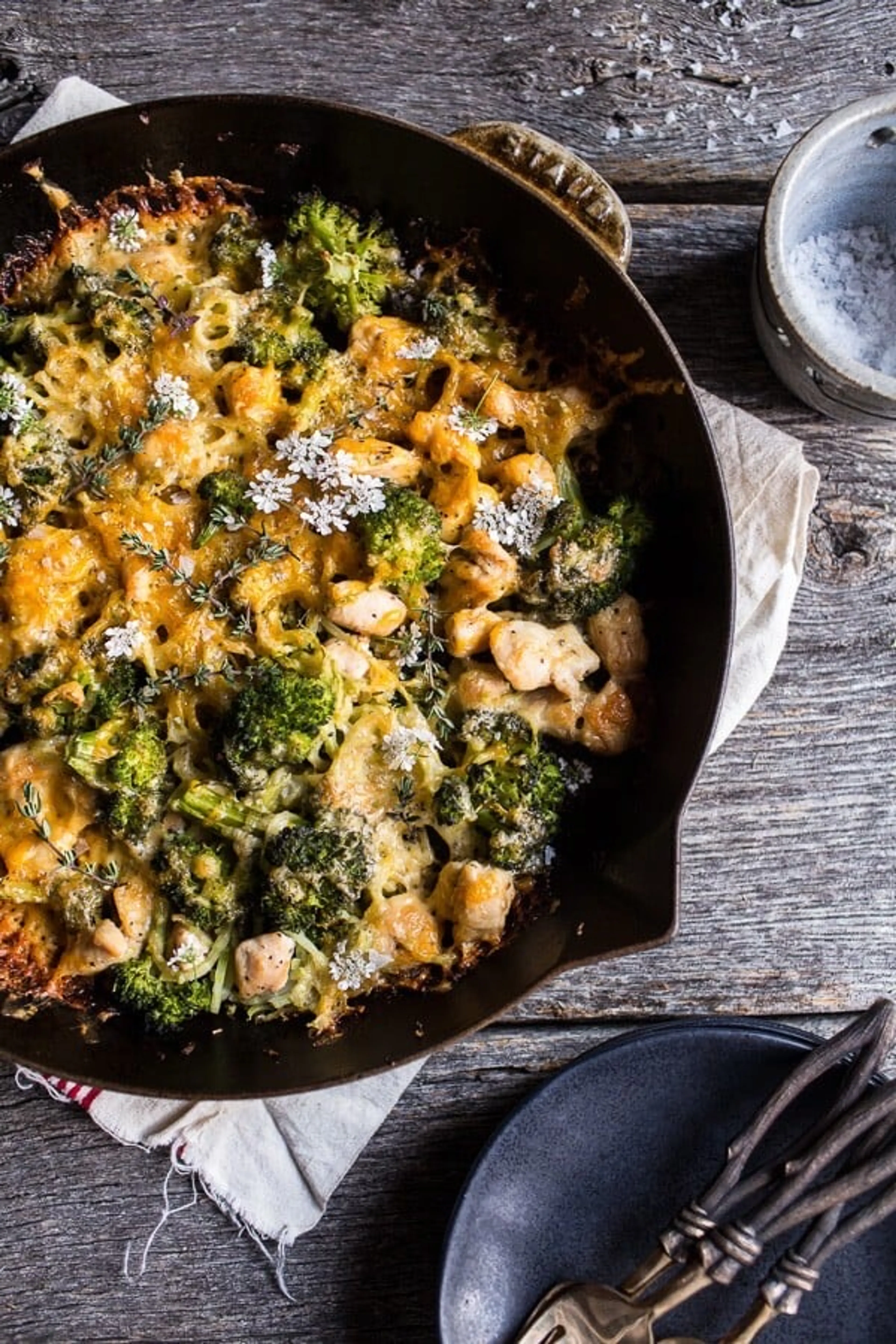 Chicken and Broccoli Skillet Bake.