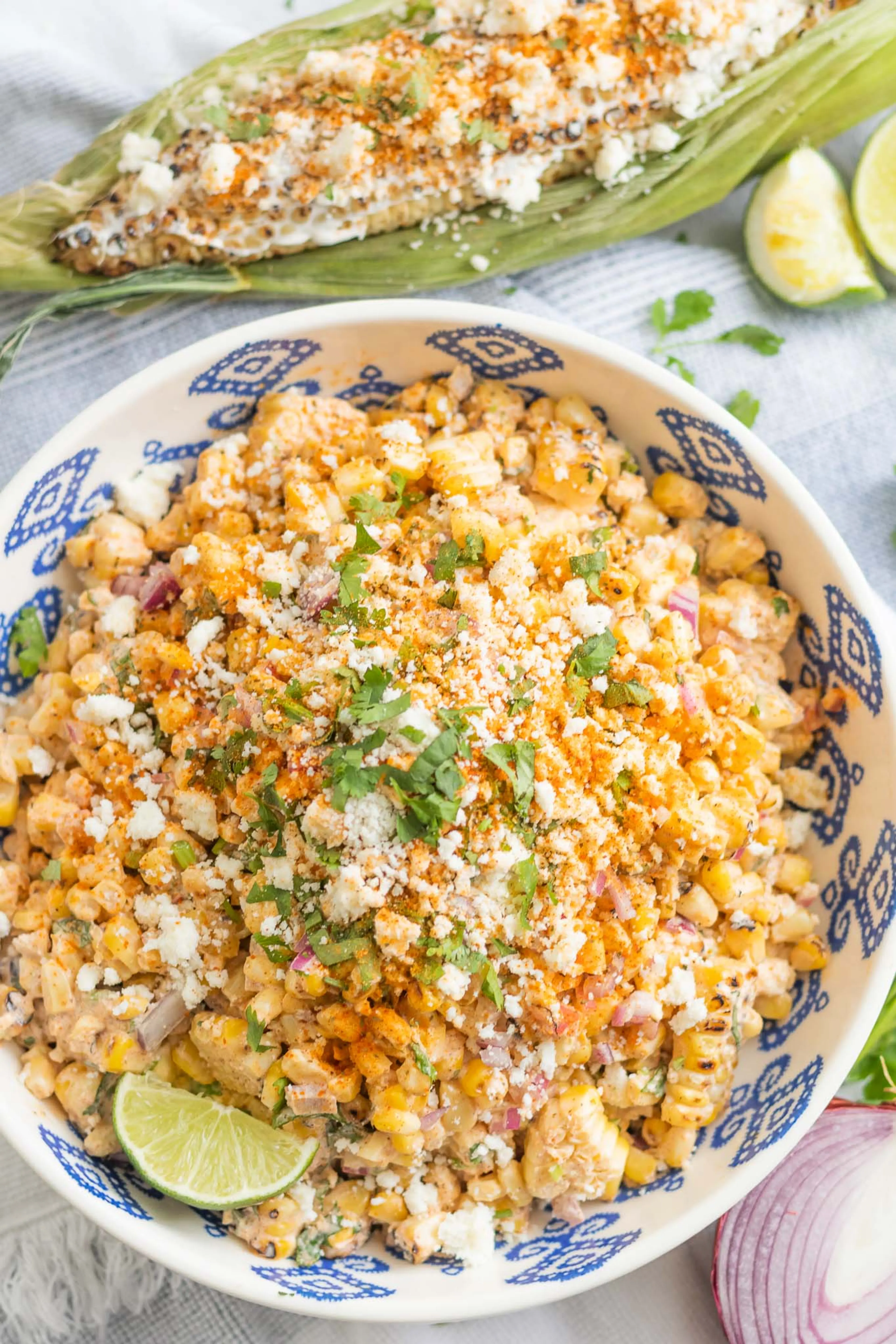 Mexican Street Corn Salad (Elote)