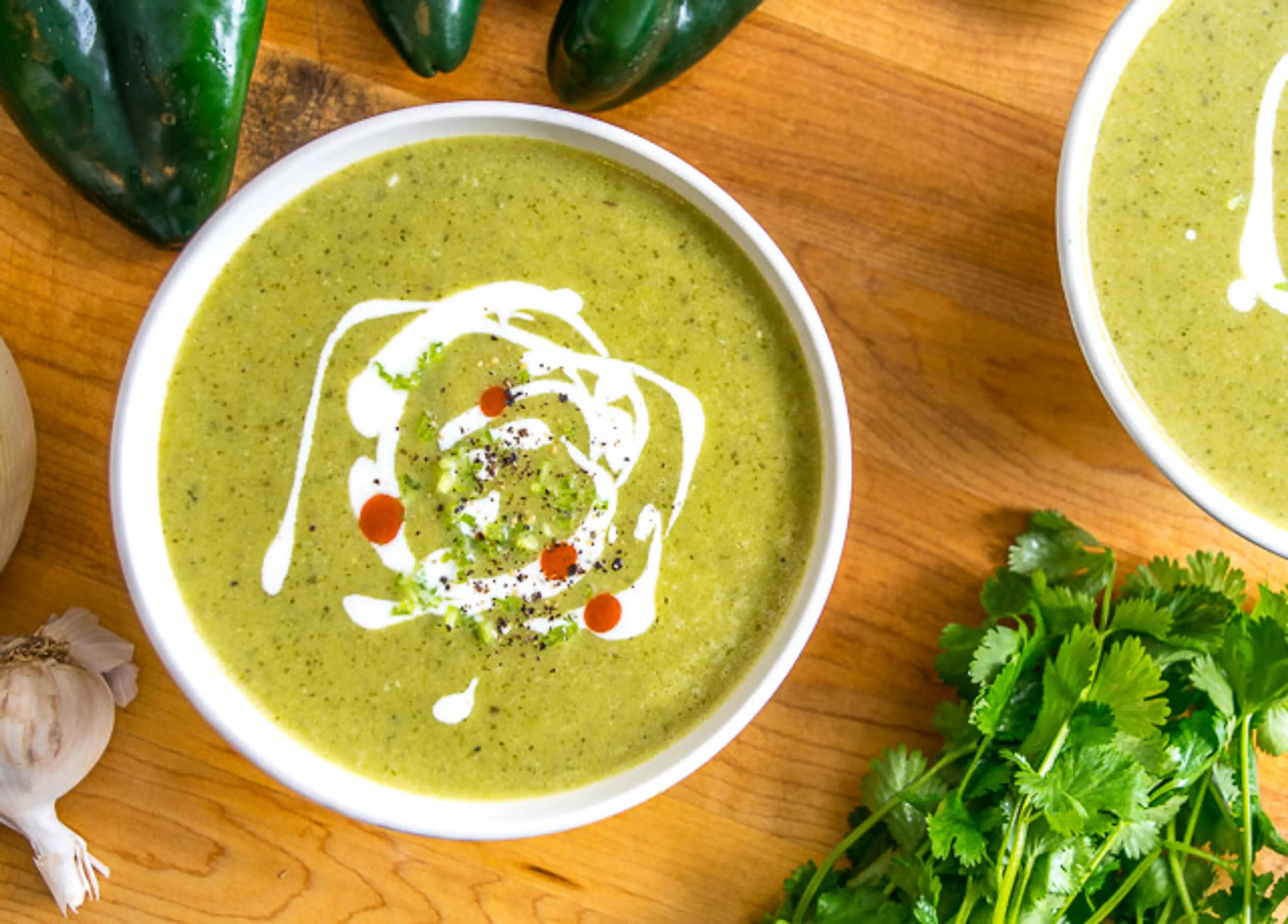 Roasted Poblano Soup