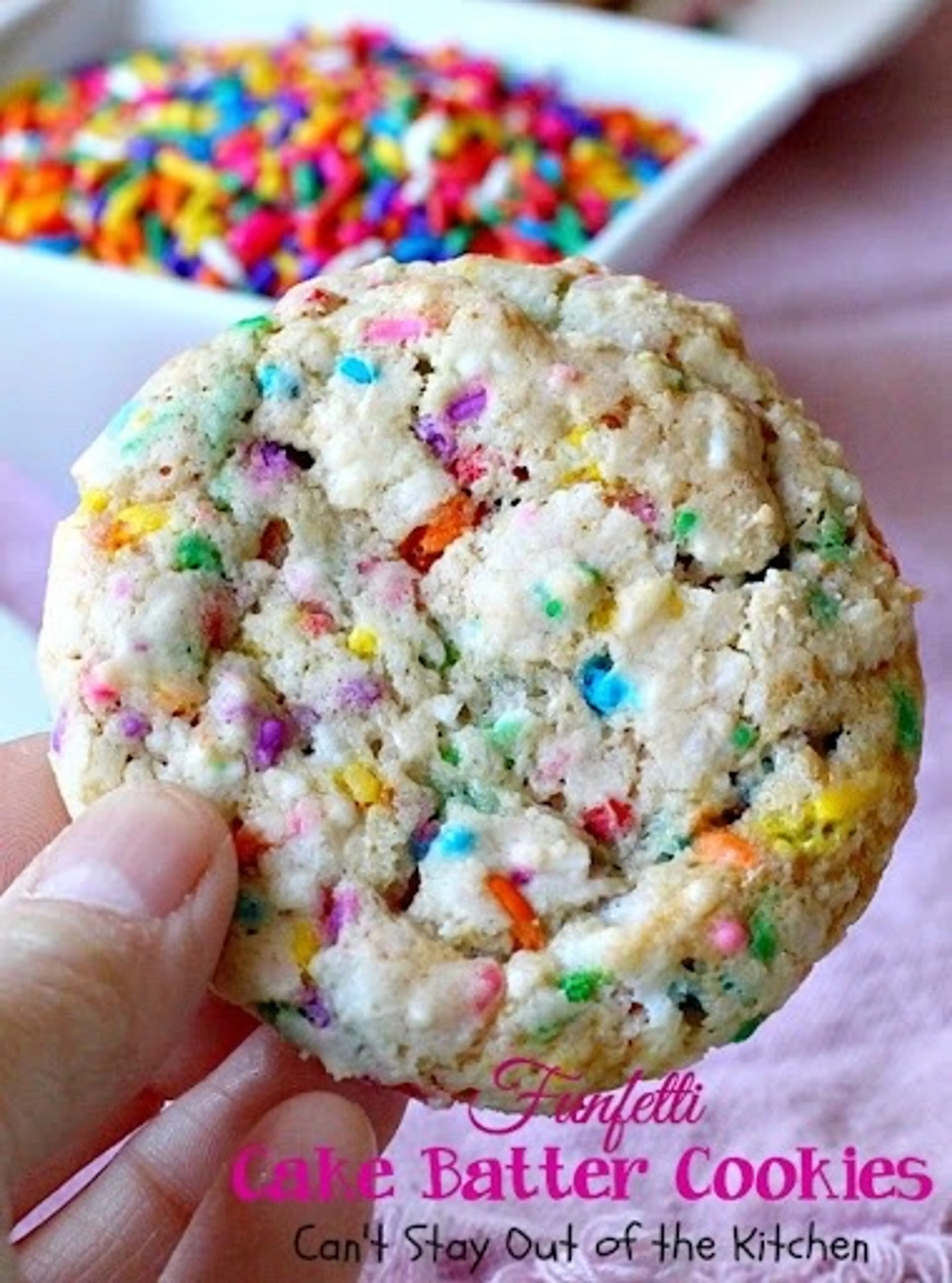 Funfetti Cake Batter Cookies