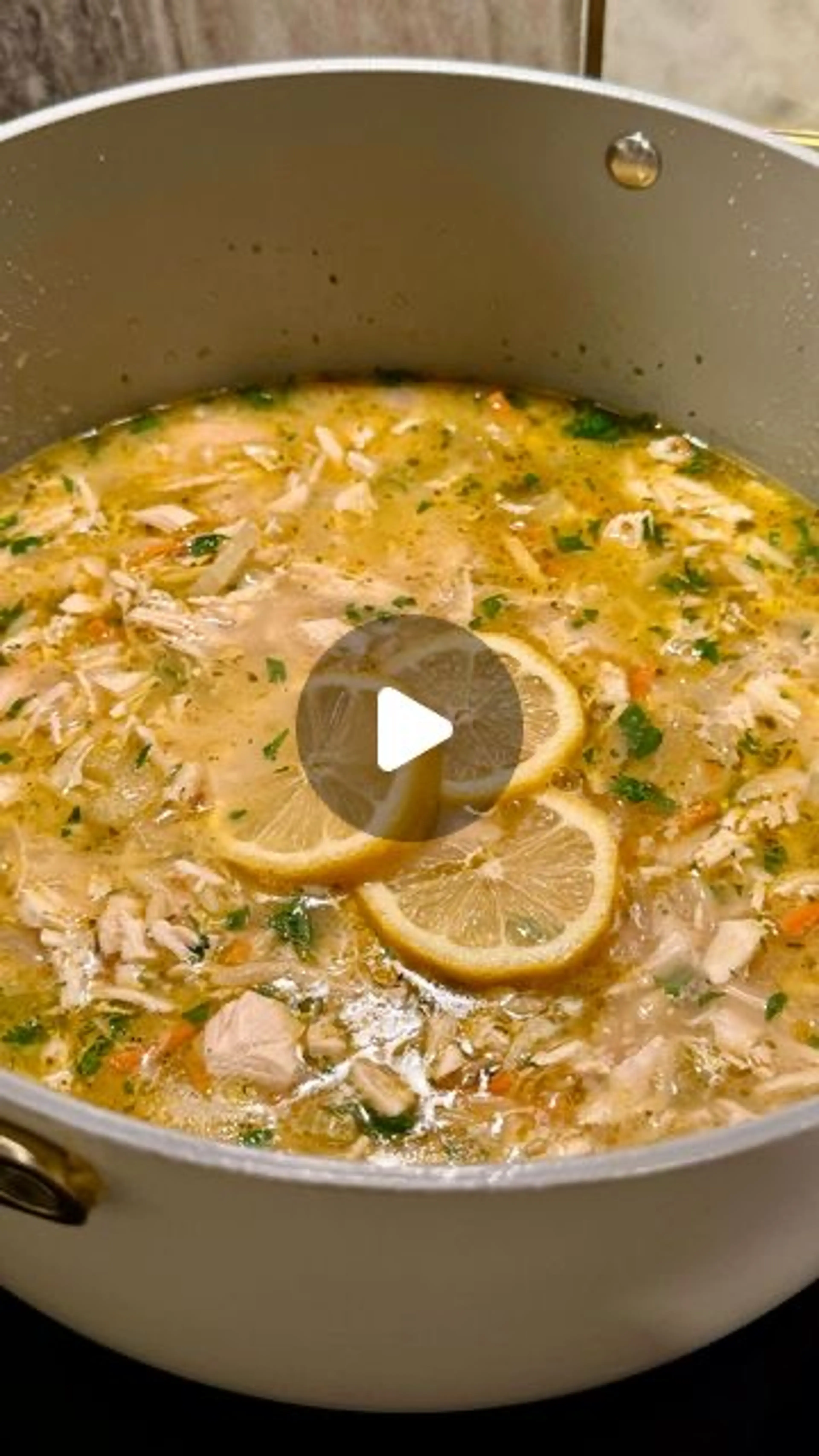 Fall Soup Series Episode 1: Lemon Chicken Orzo Soup