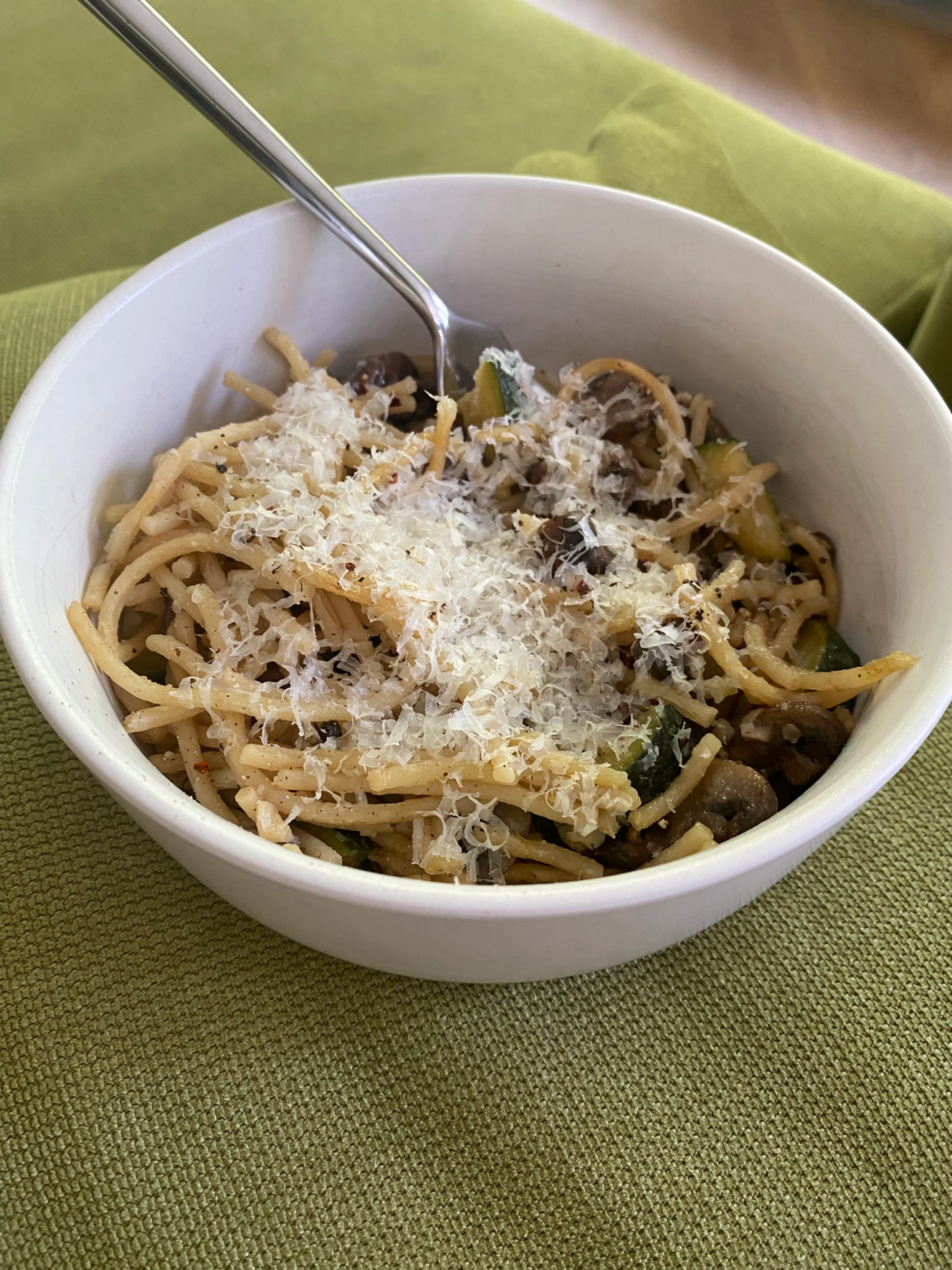 Miso Mushroom Pasta