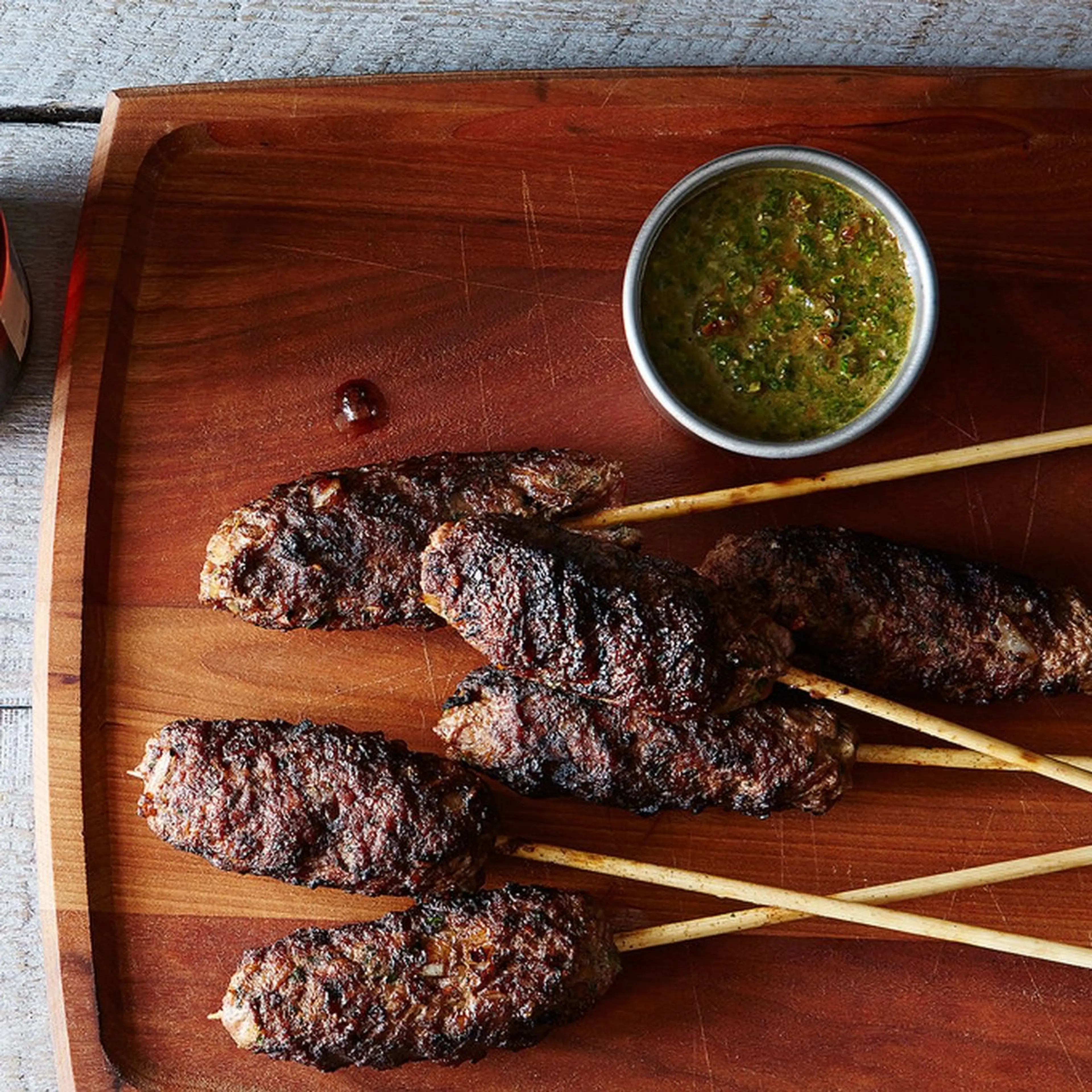 Lamb Biftekia with Anchovy, Sun-Dried Tomato, and Mint