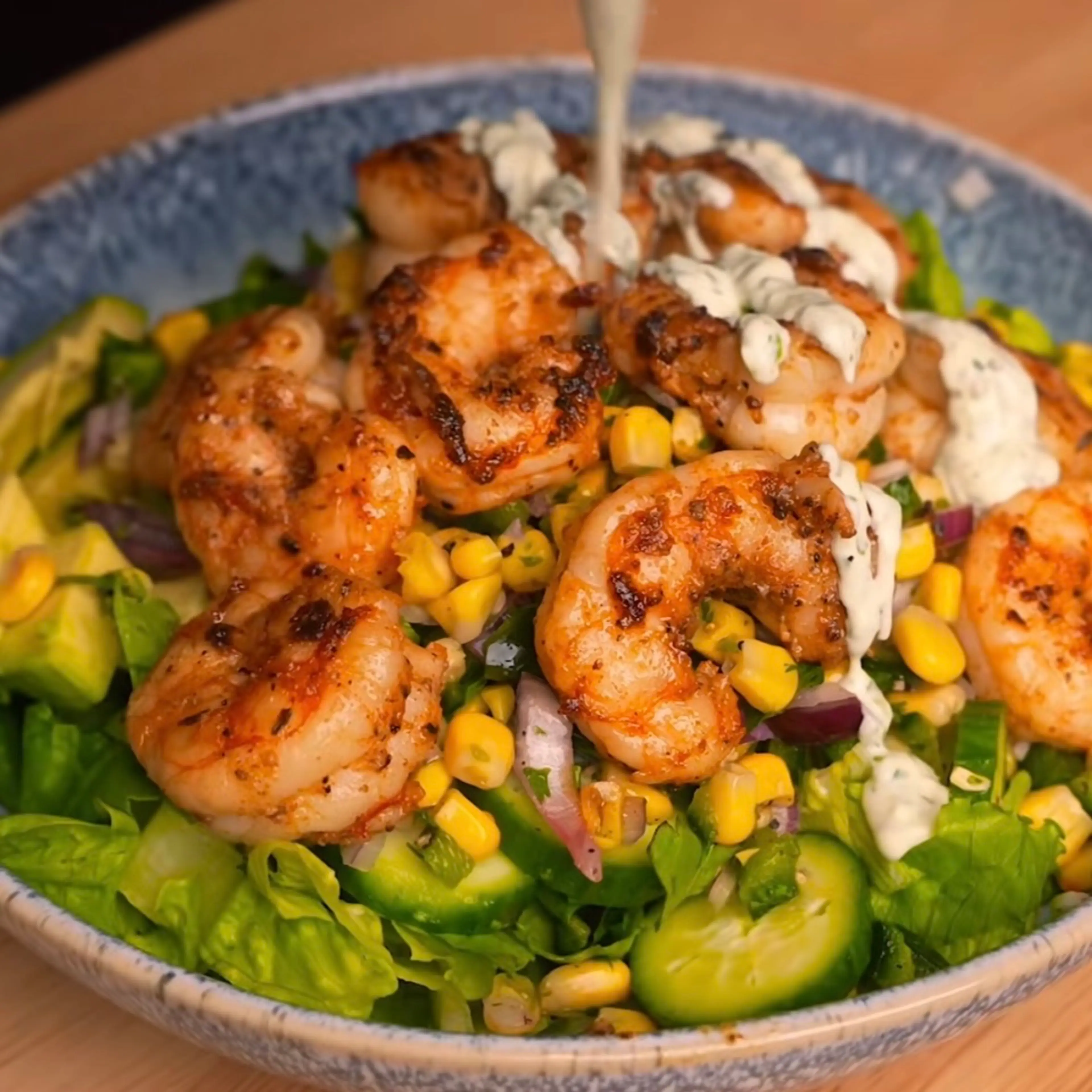 Shrimp Corn Salsa Bowl