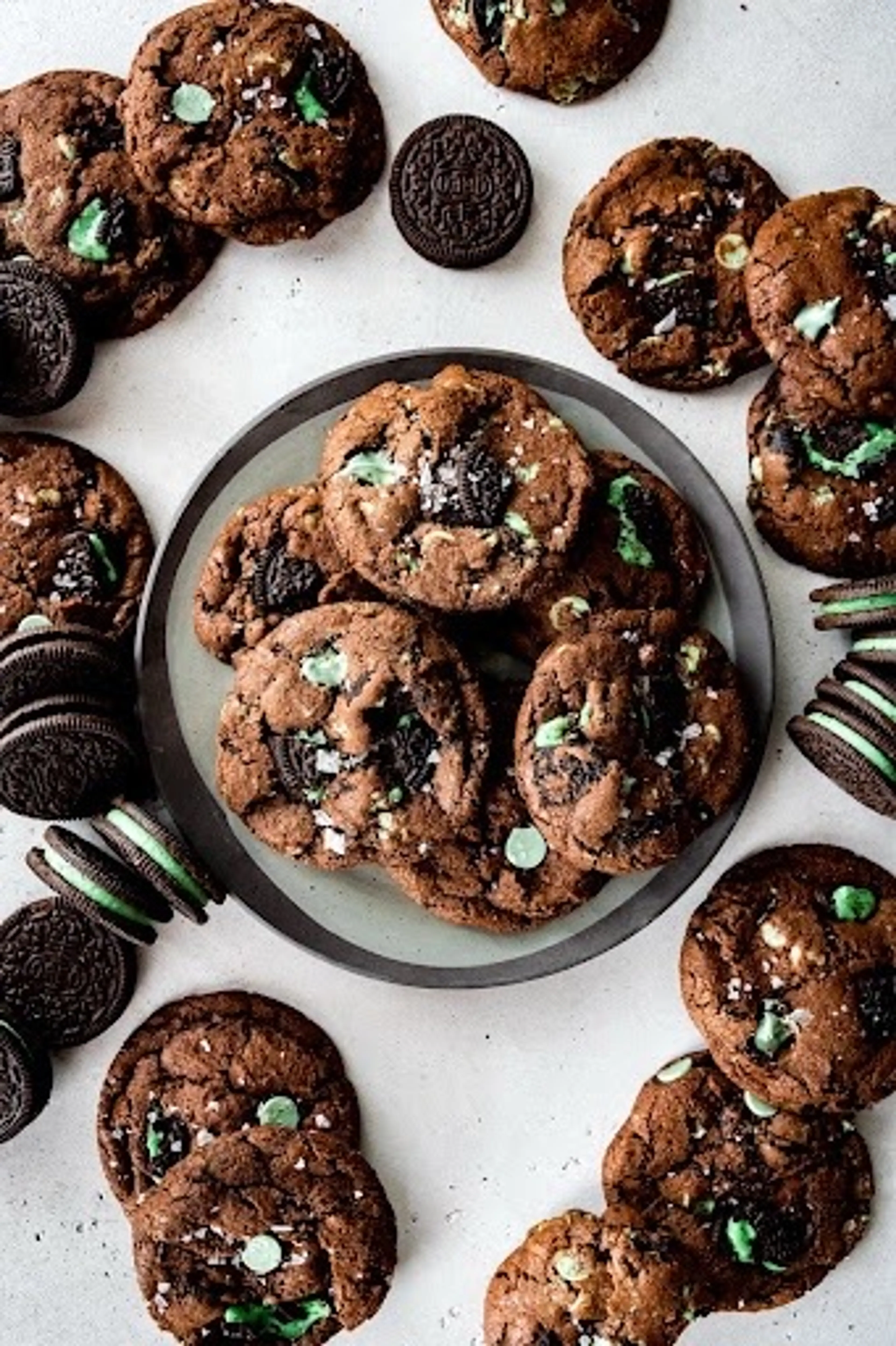 Chocolate Mint Oreo Cookies