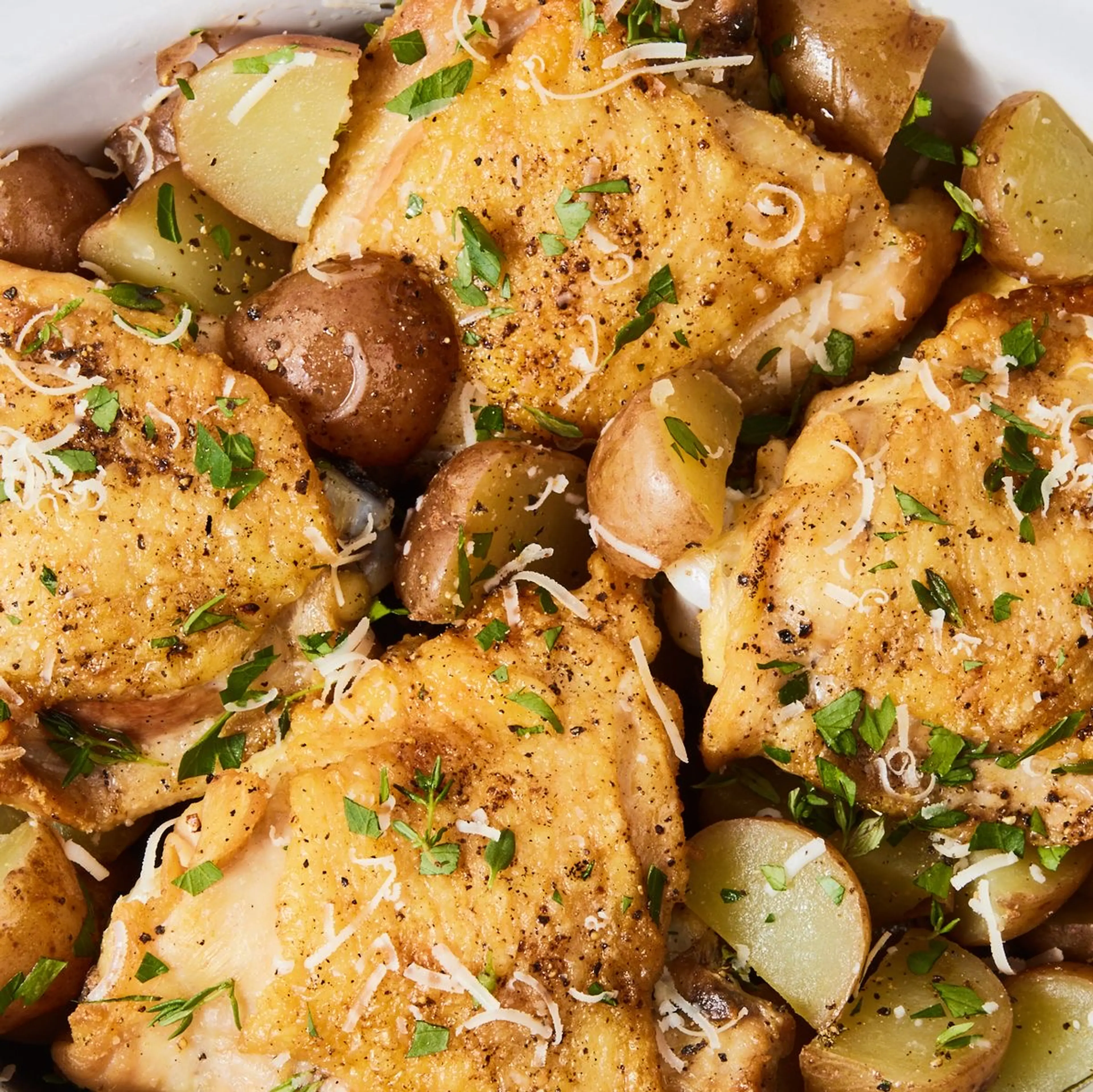 Slow-Cooker Garlic-Parmesan Chicken