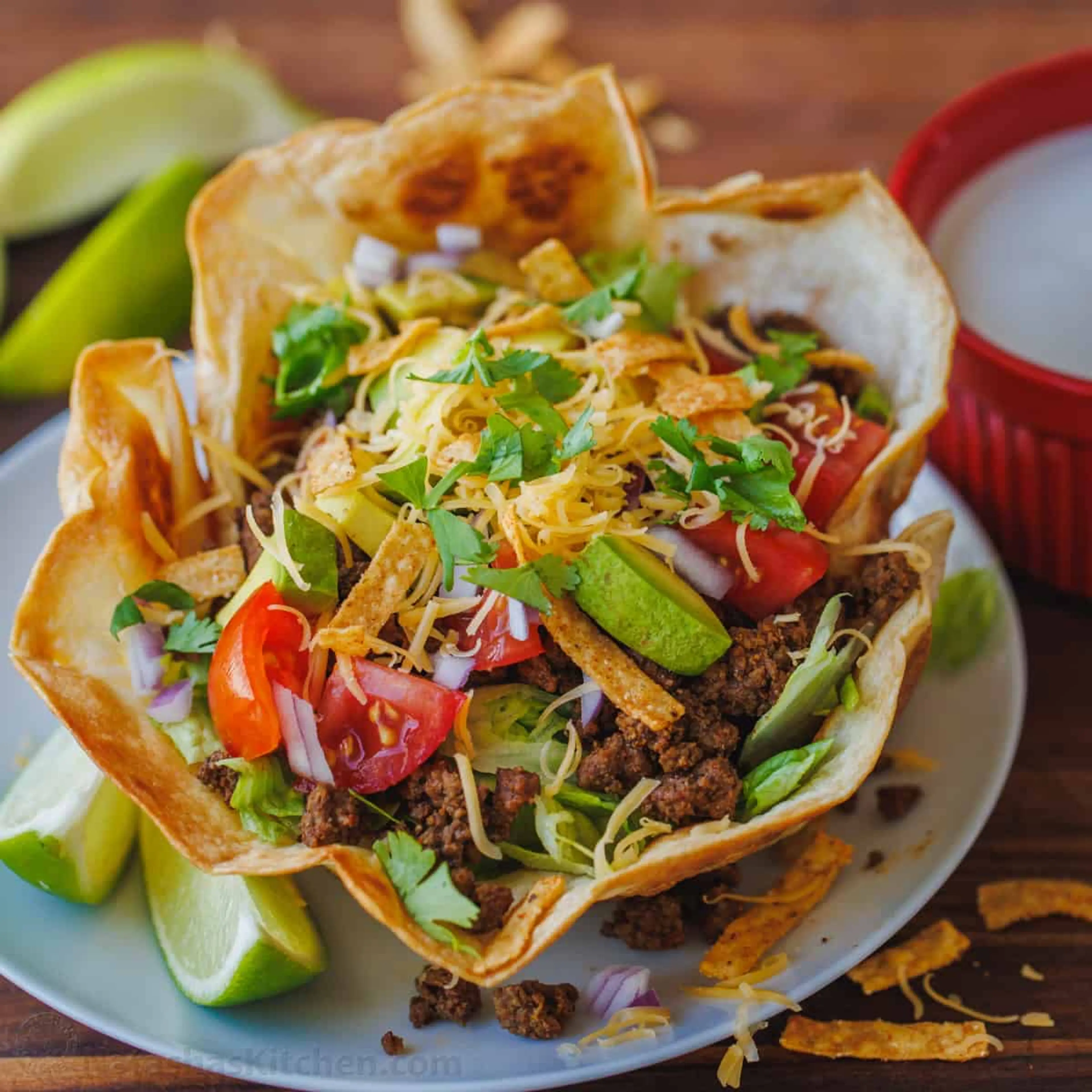 Easy Taco Salad Recipe with the Best Dressing