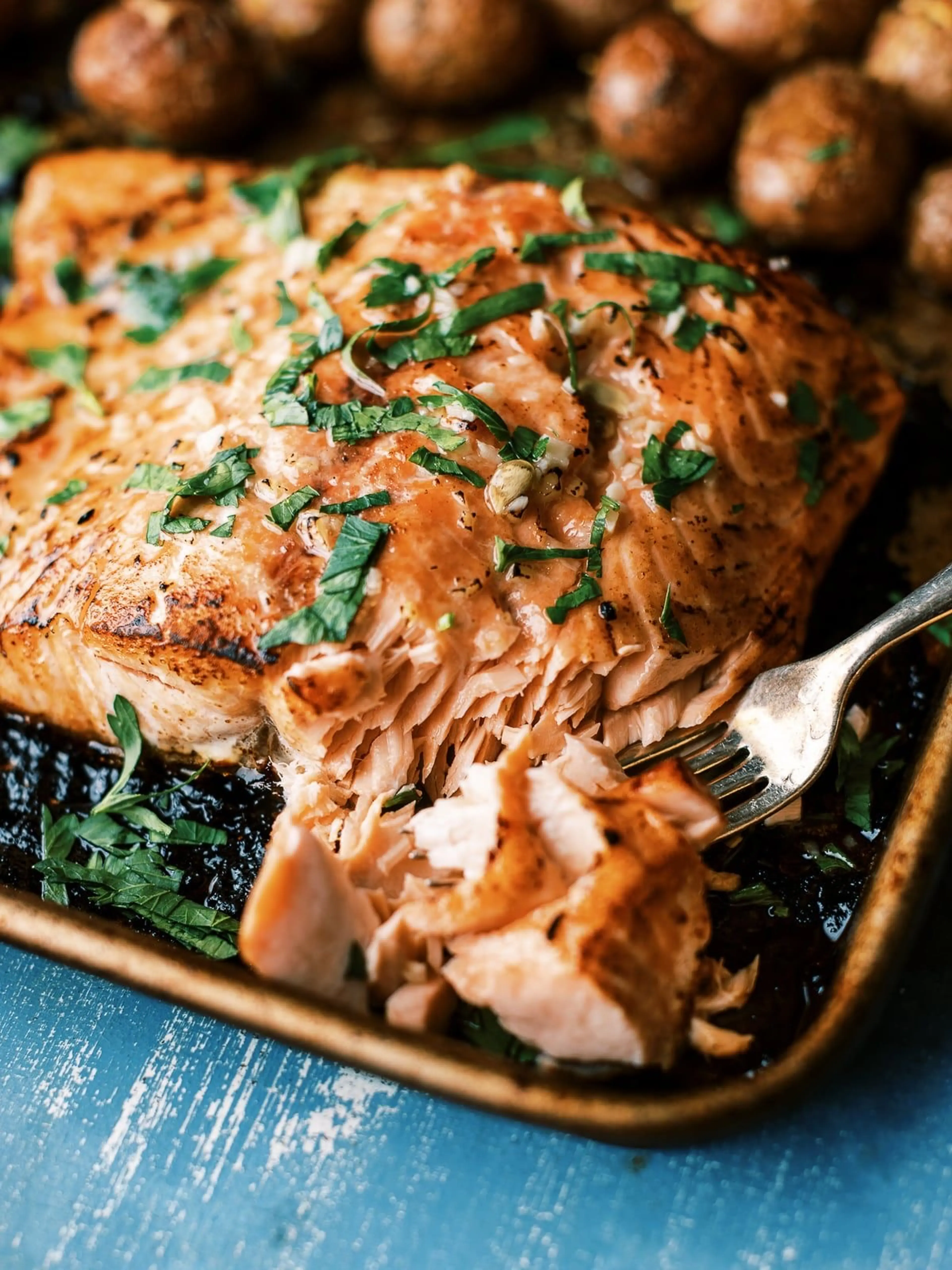 Sheet Pan Honey Garlic Salmon