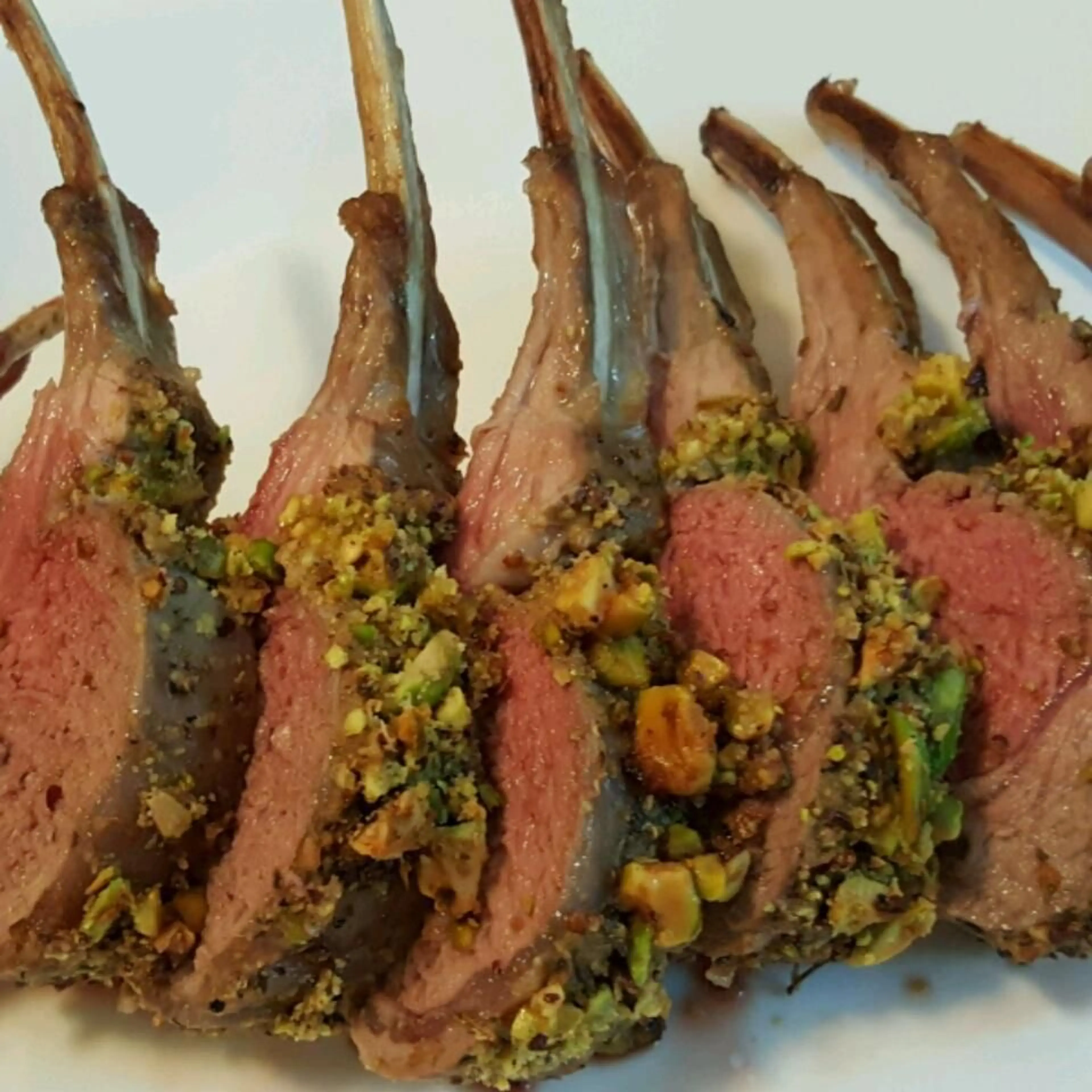 Pistachio-Crusted Rack of Lamb