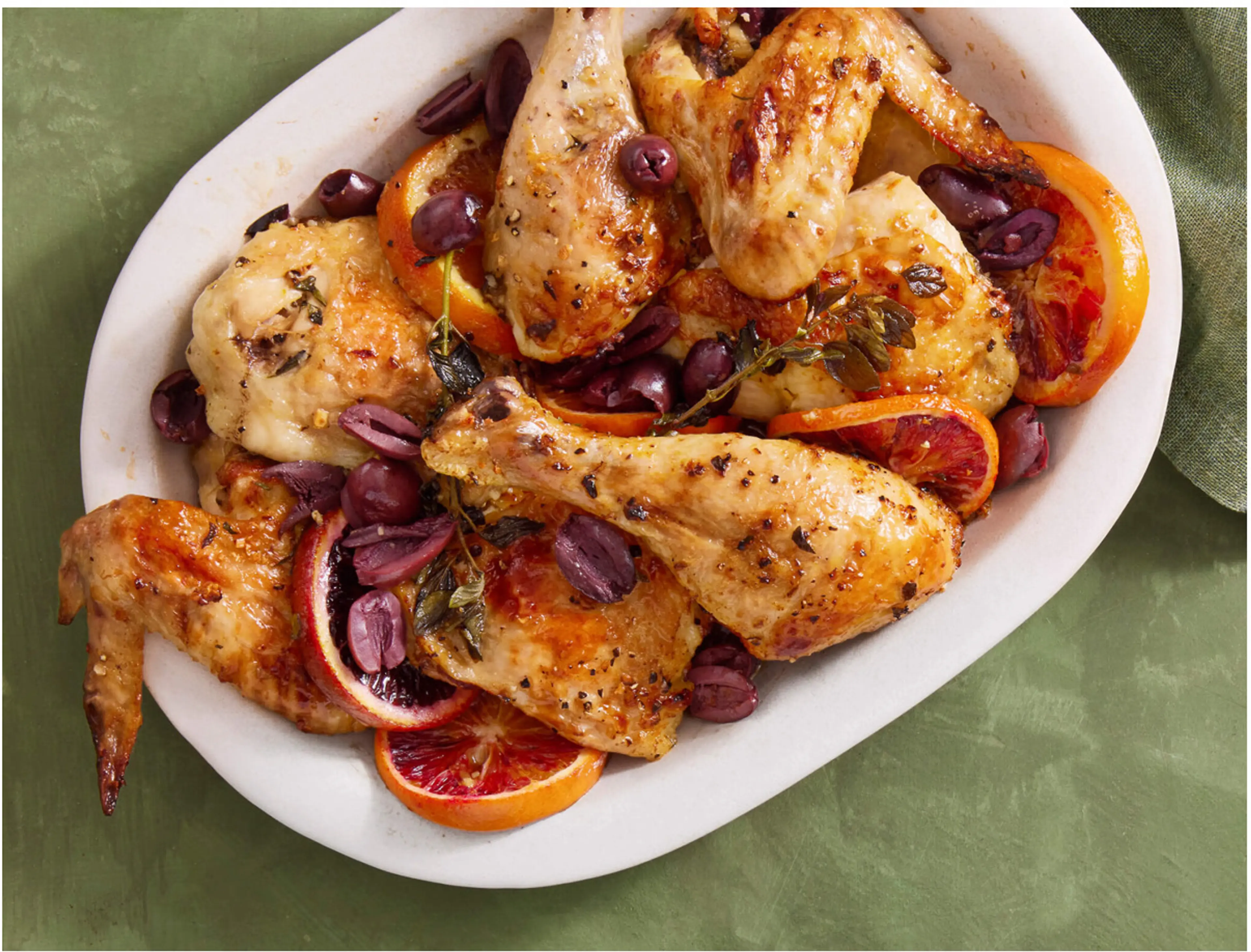 BLOOD ORANGE SHEET PAN CHICKEN