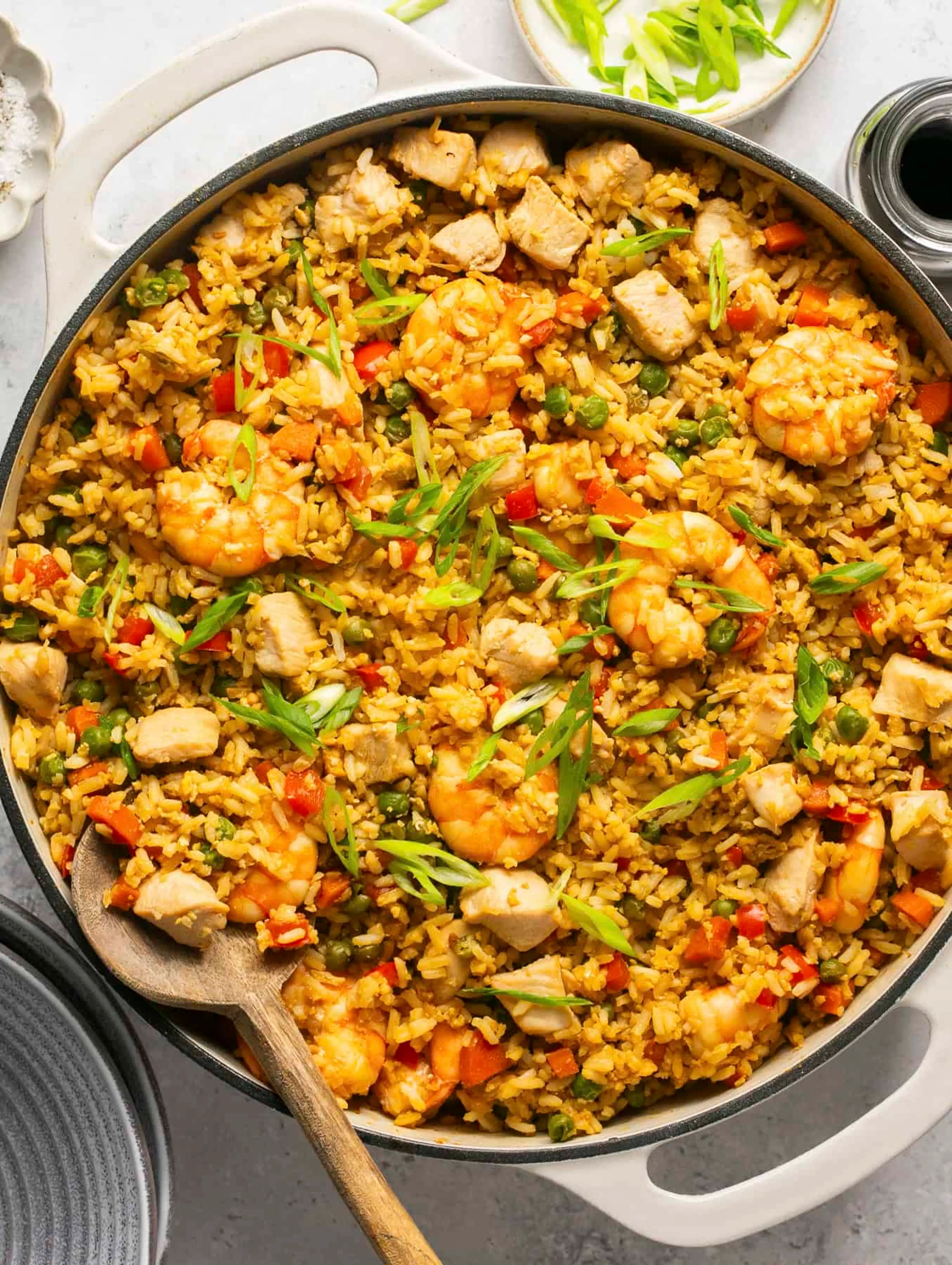 Shrimp and Chicken Fried Rice