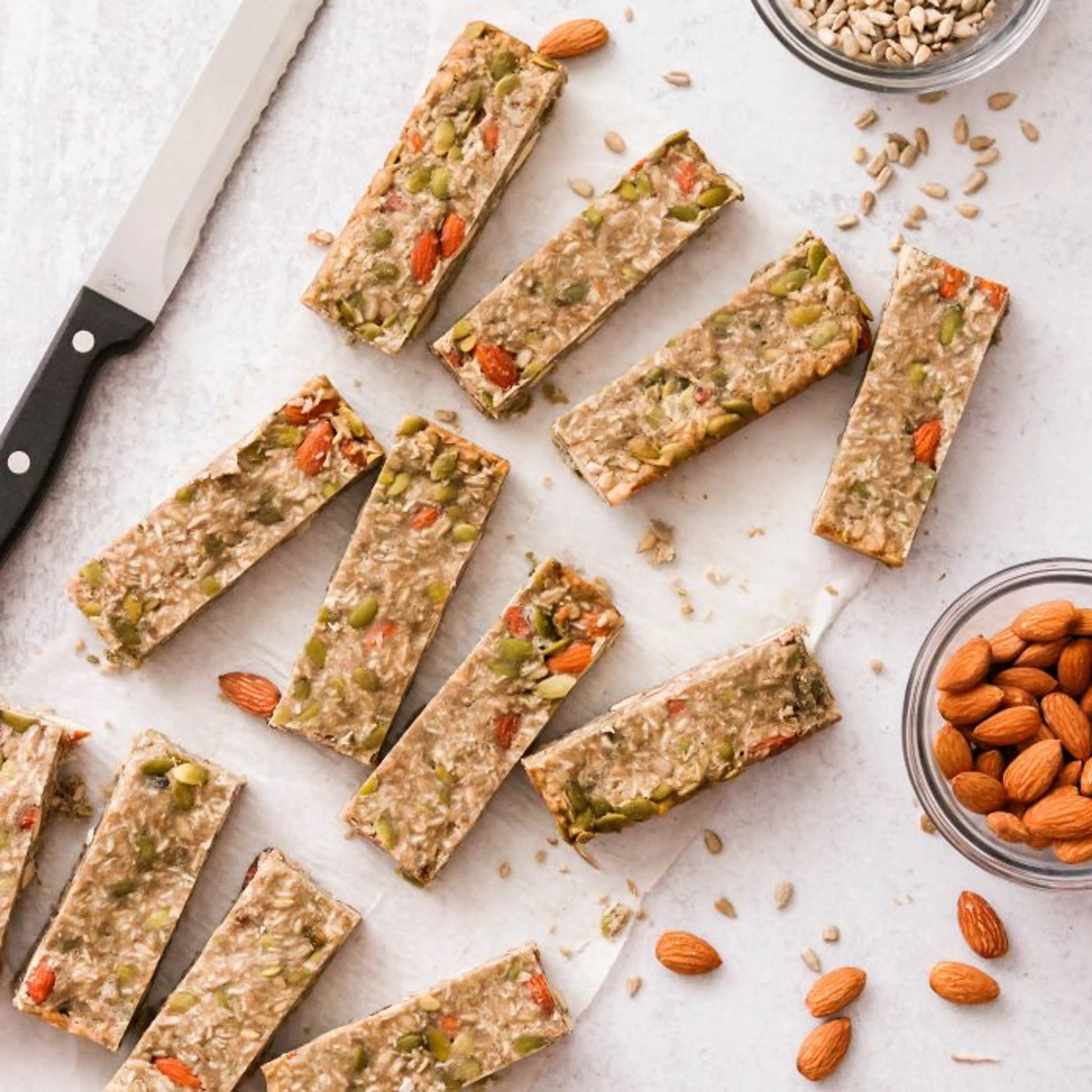 Low Carb Protein Bars (Paleo Option, Gluten Free)