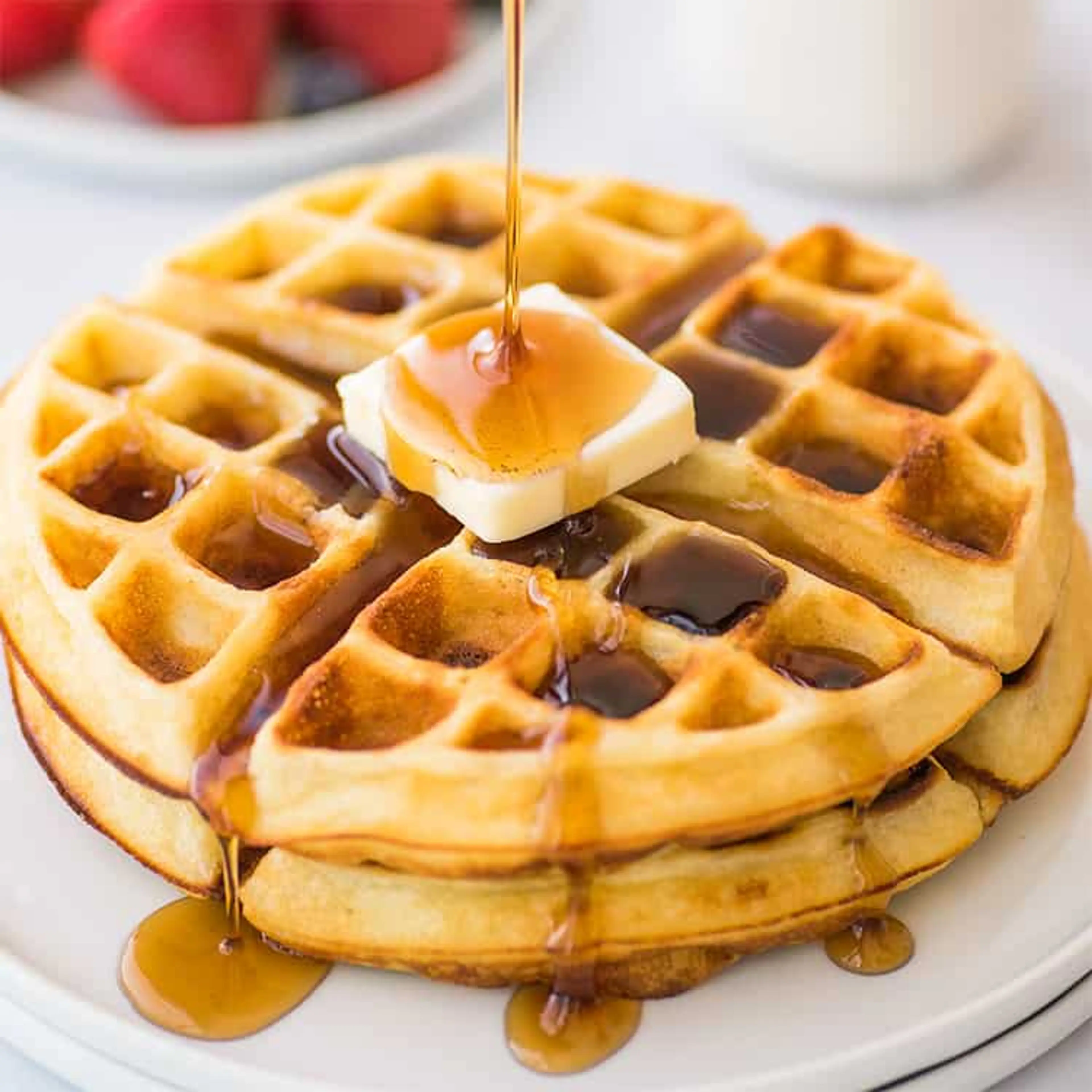 The Very Best Crispy Waffles