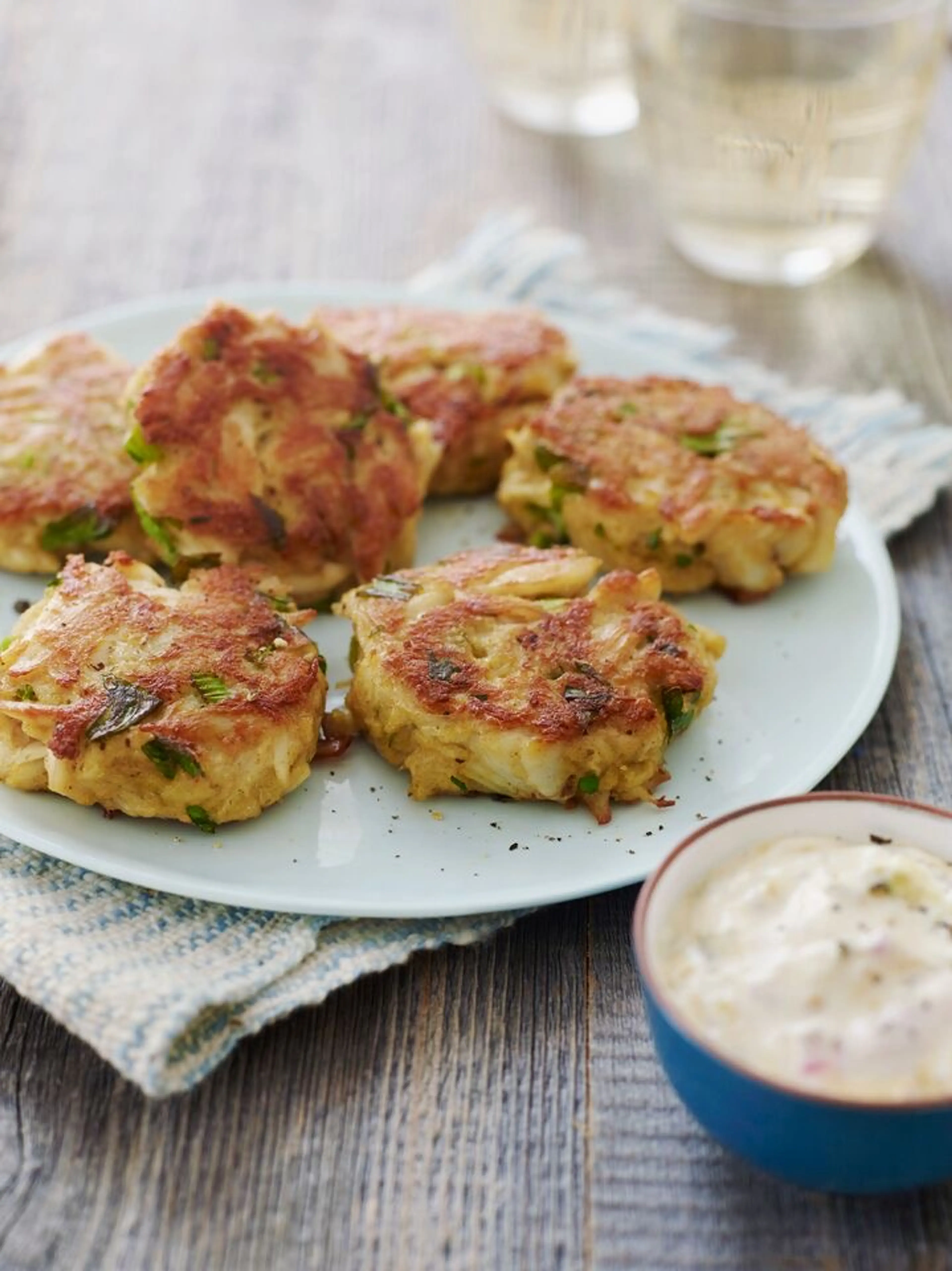 Maryland Crab Cakes with Quick Tartar Sauce