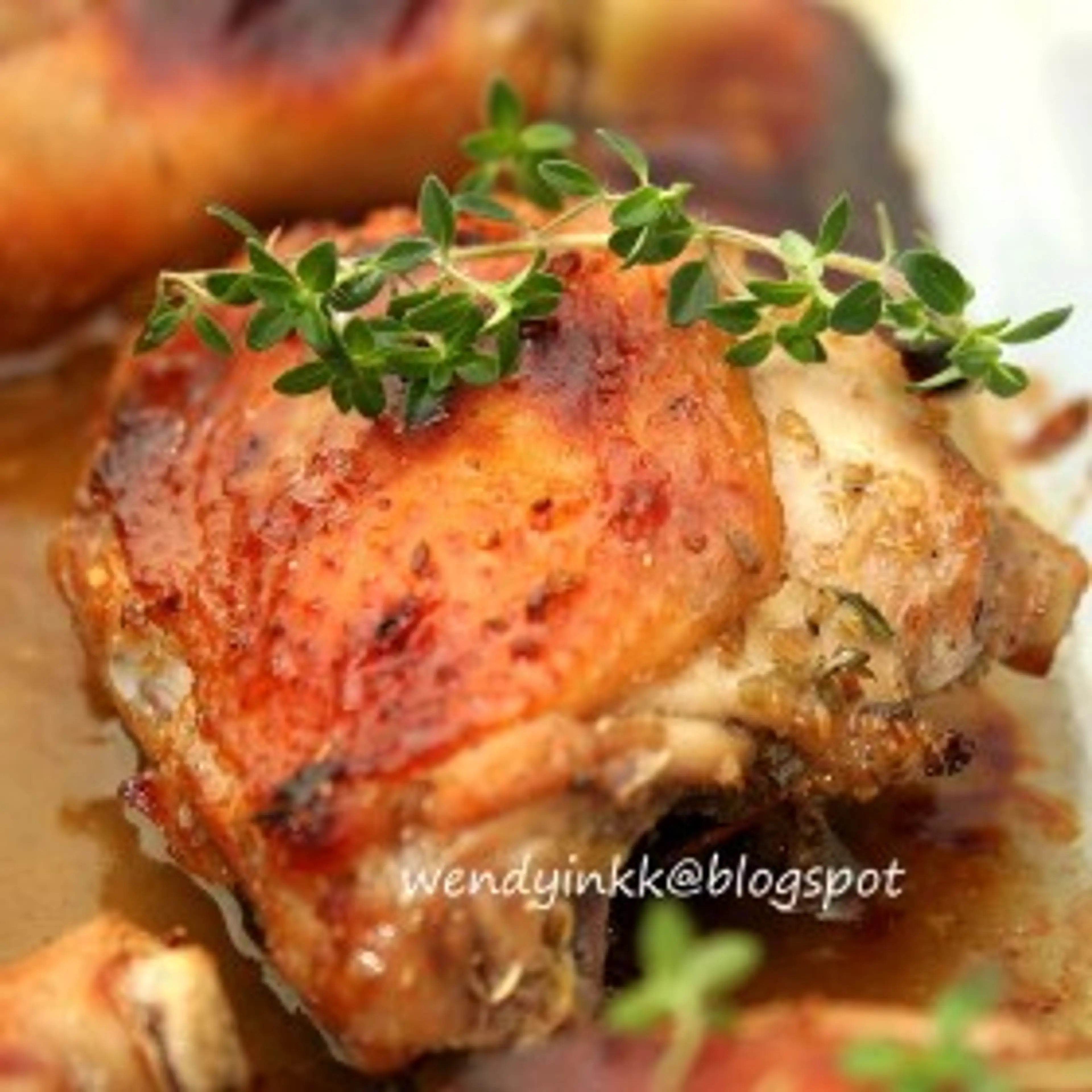 Fennel Thyme Honey Roasted Chicken