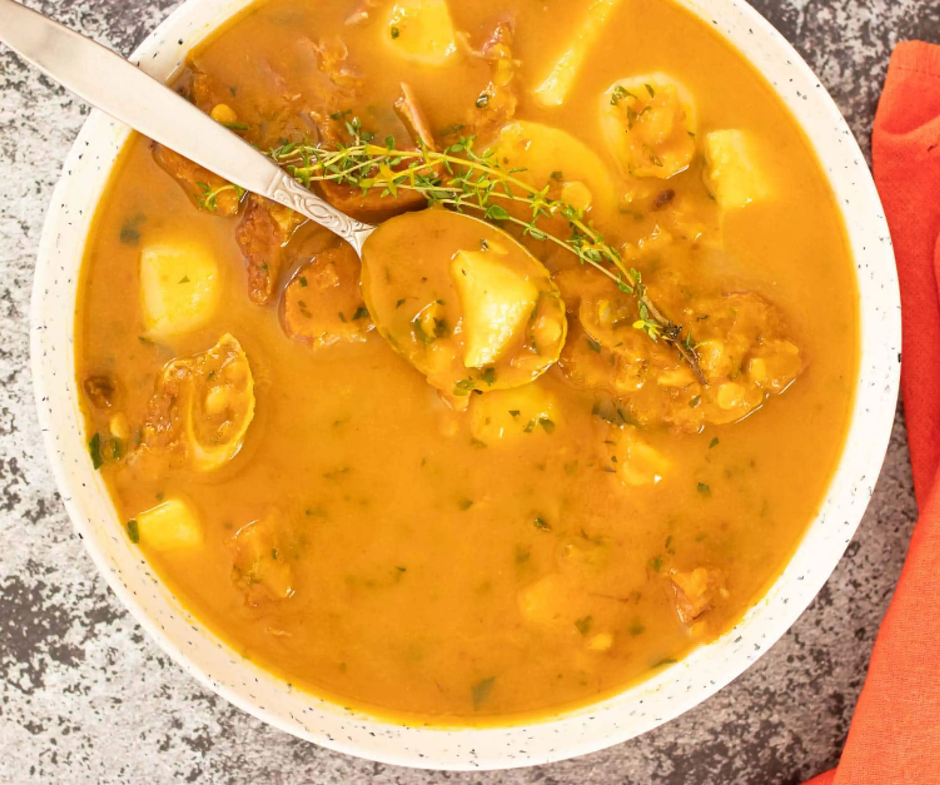 Spicy Pumpkin Soup - Caribbean Style