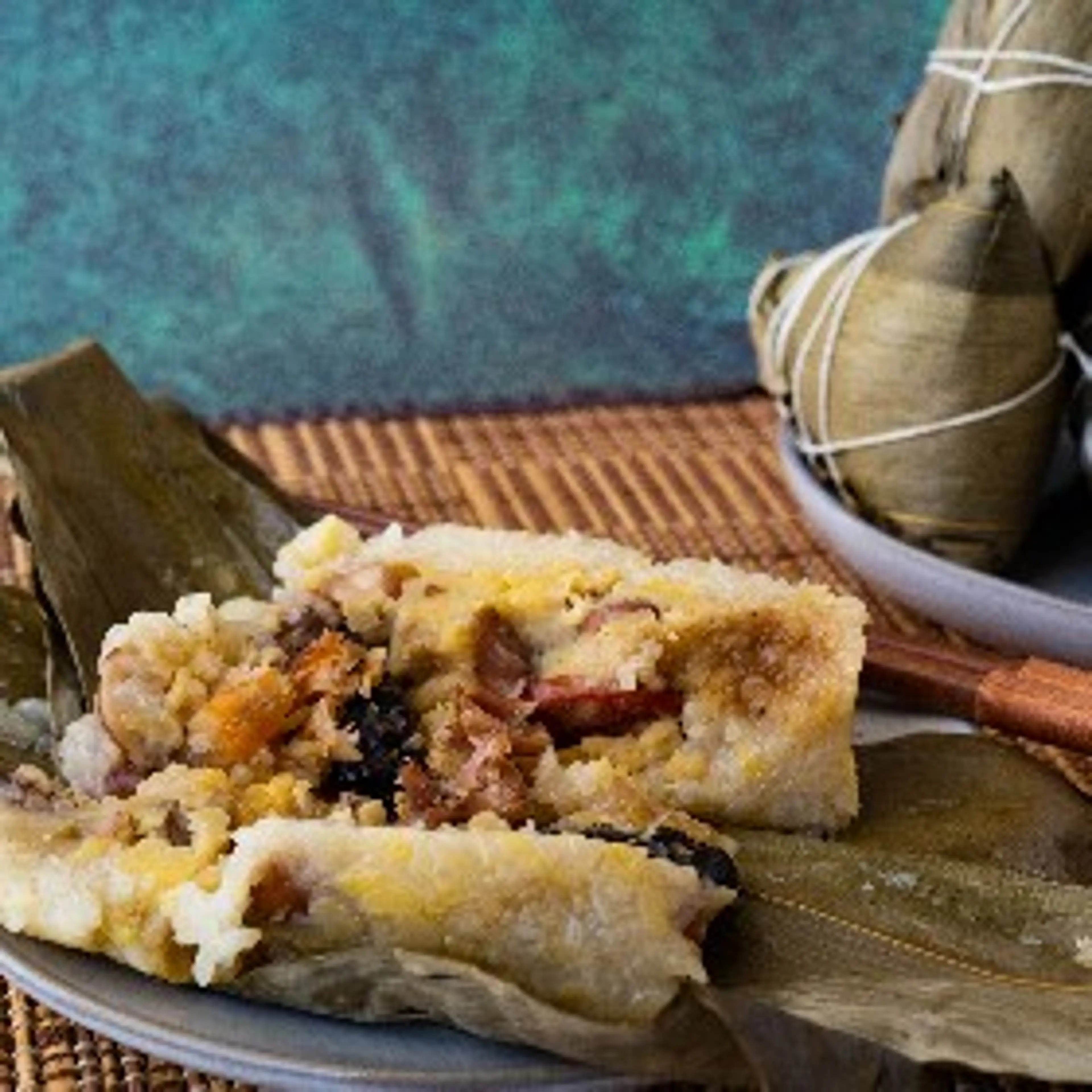 Bamboo Sticky Rice (Zongzi, Joong 咸肉棕)