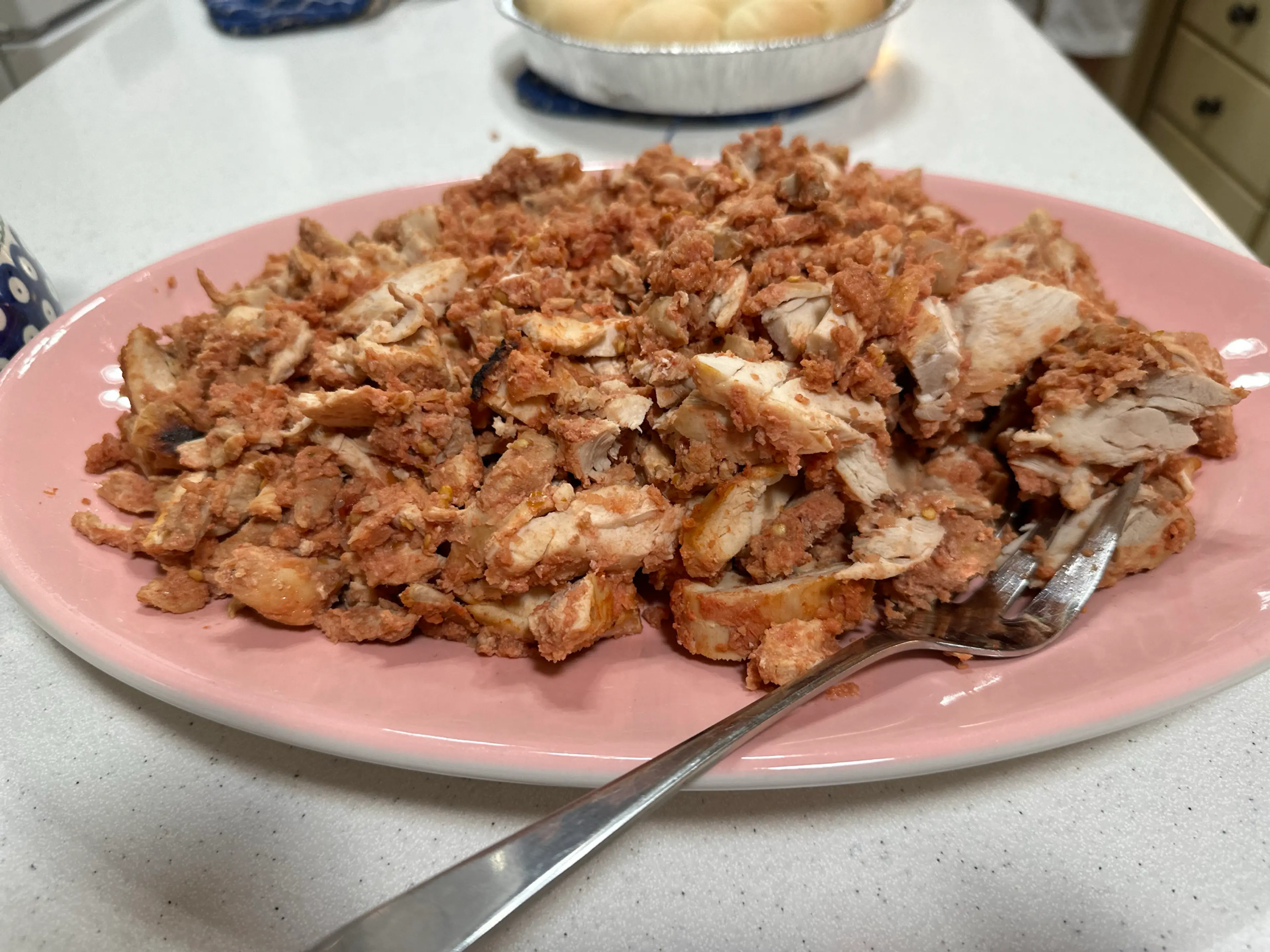 Power Bowl Chicken (baked in a Loaf Pan)