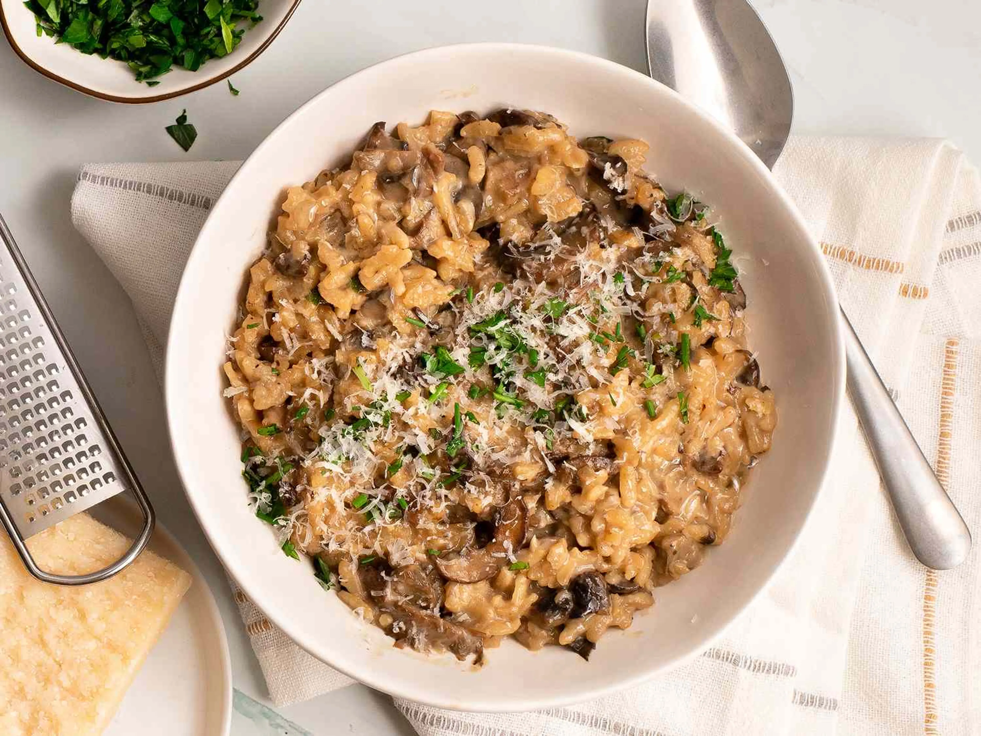 Pressure Cooker Mushroom Risotto Recipe