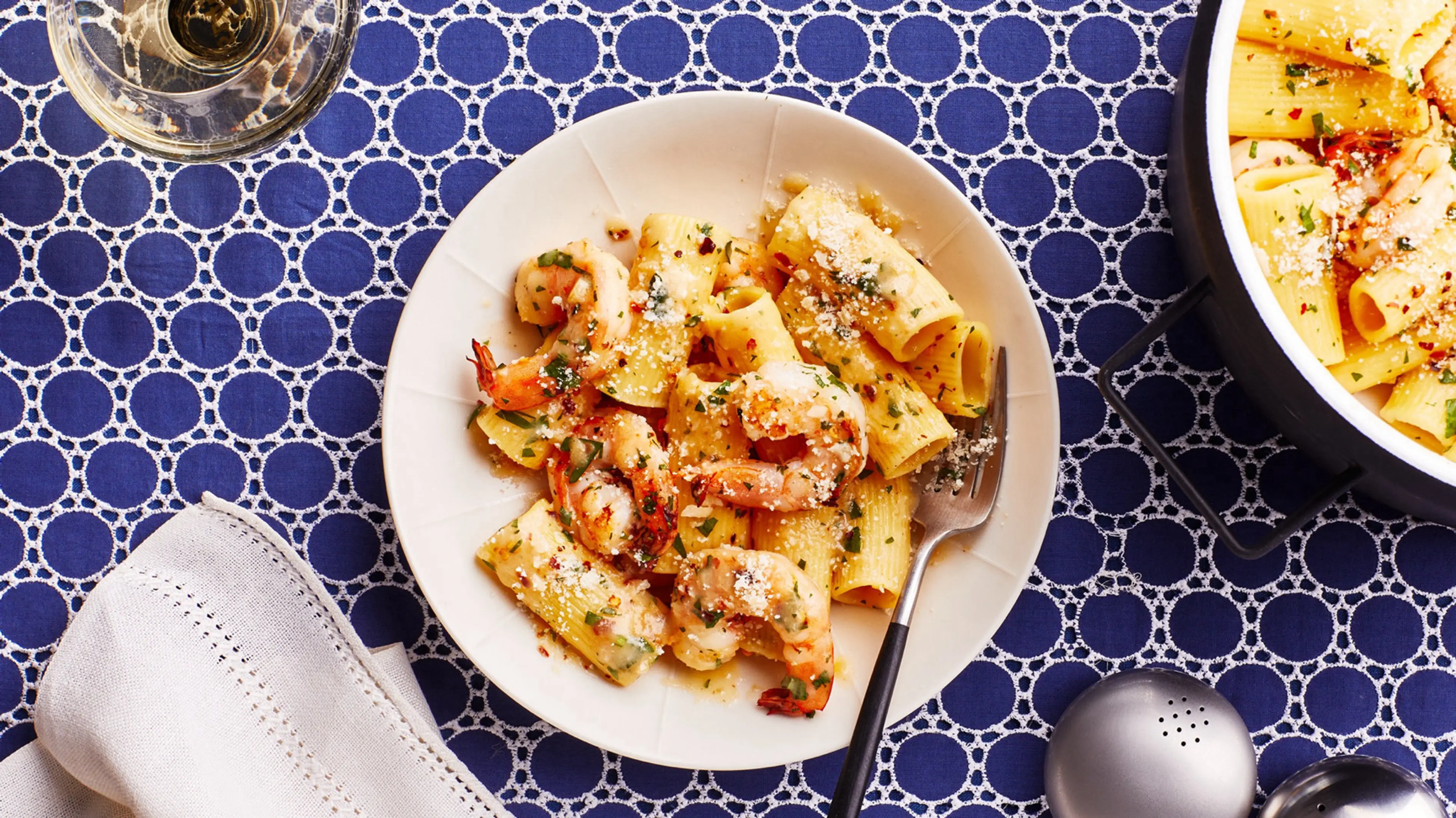 Shrimp Pasta With Preserved Lemon