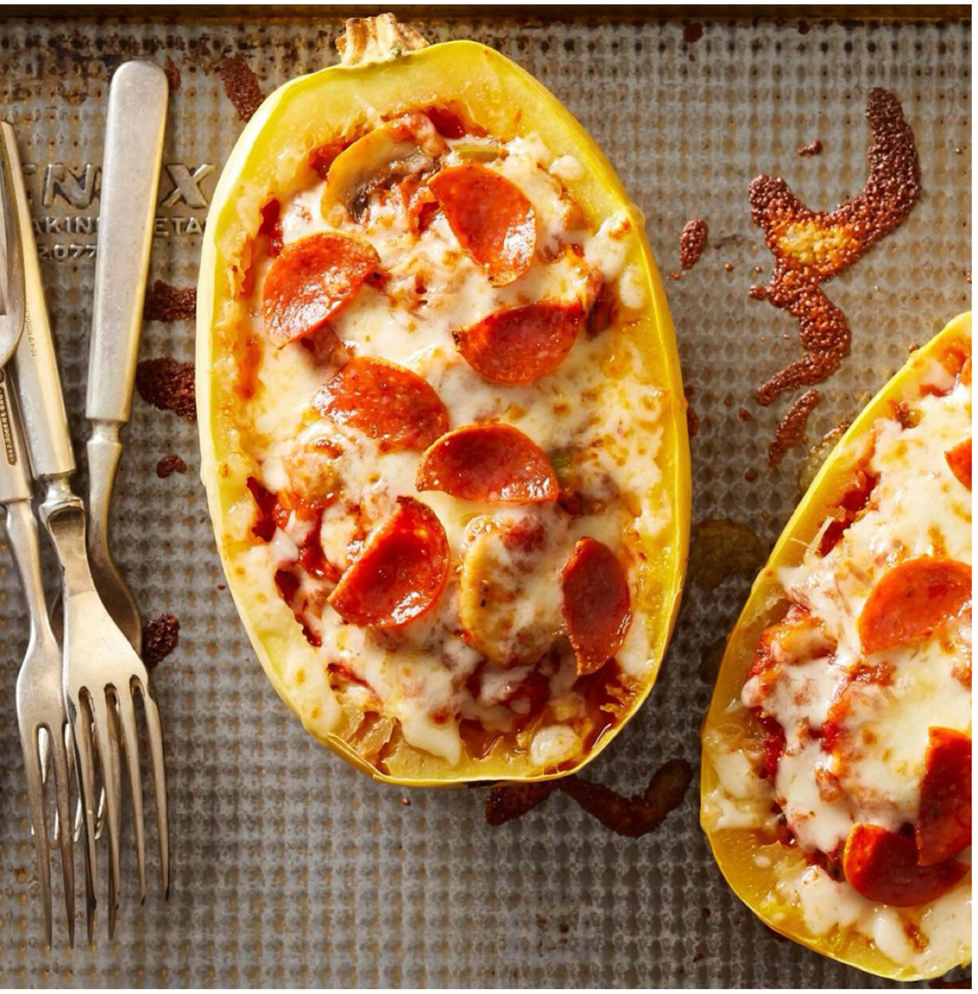 Pizza-Stuffed Spaghetti Squash