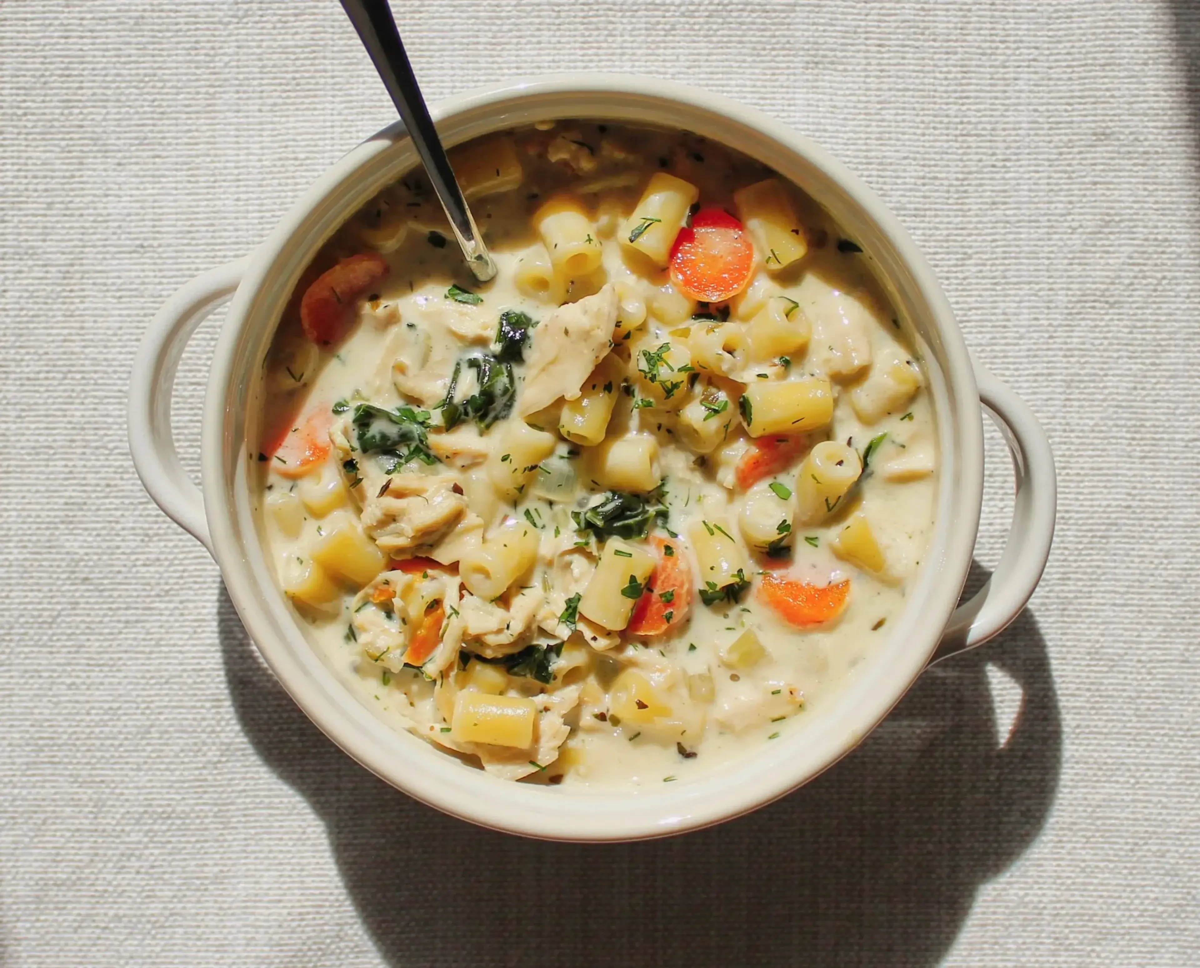 Creamy Chicken Noodle Soup