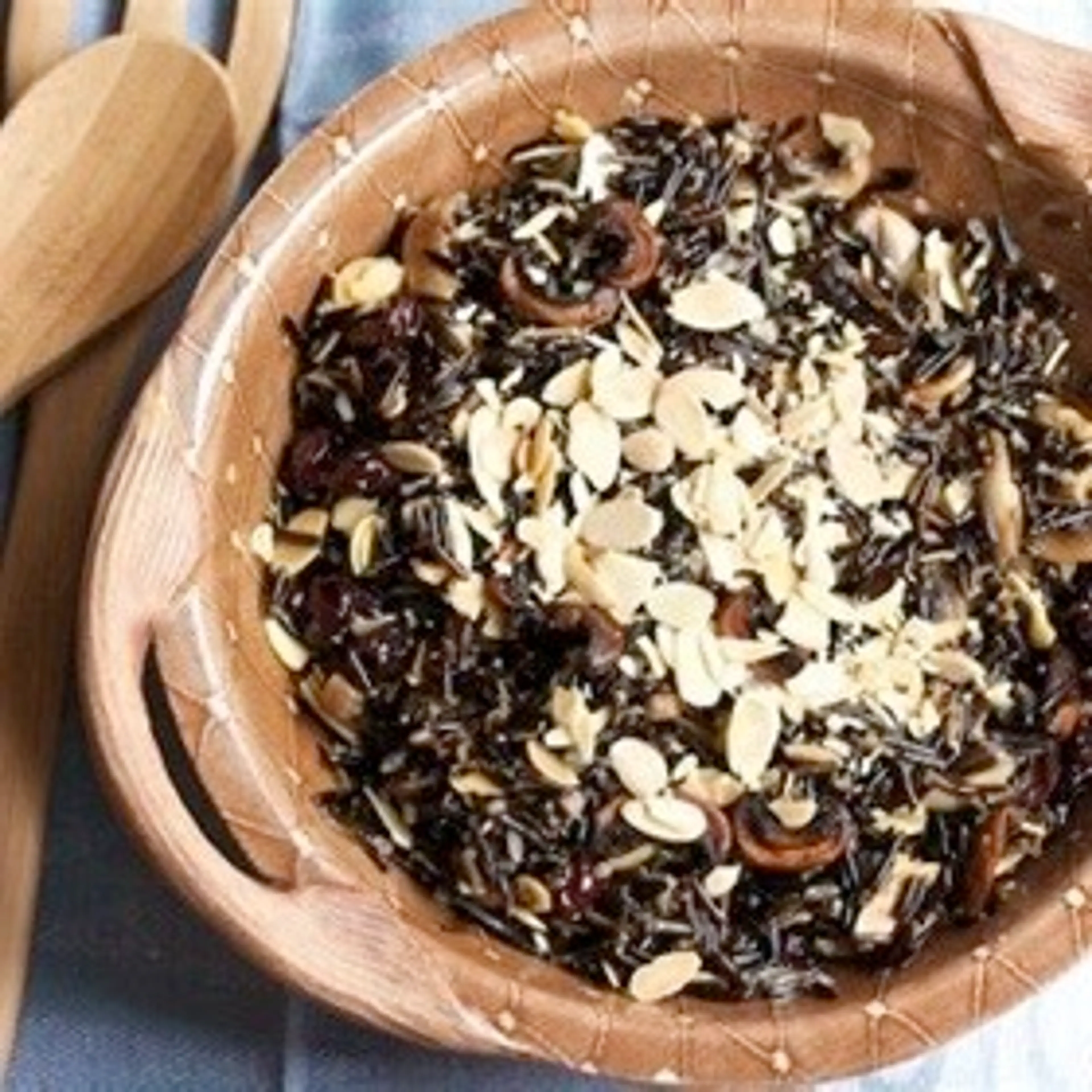 Almond-Mushroom Wild Rice