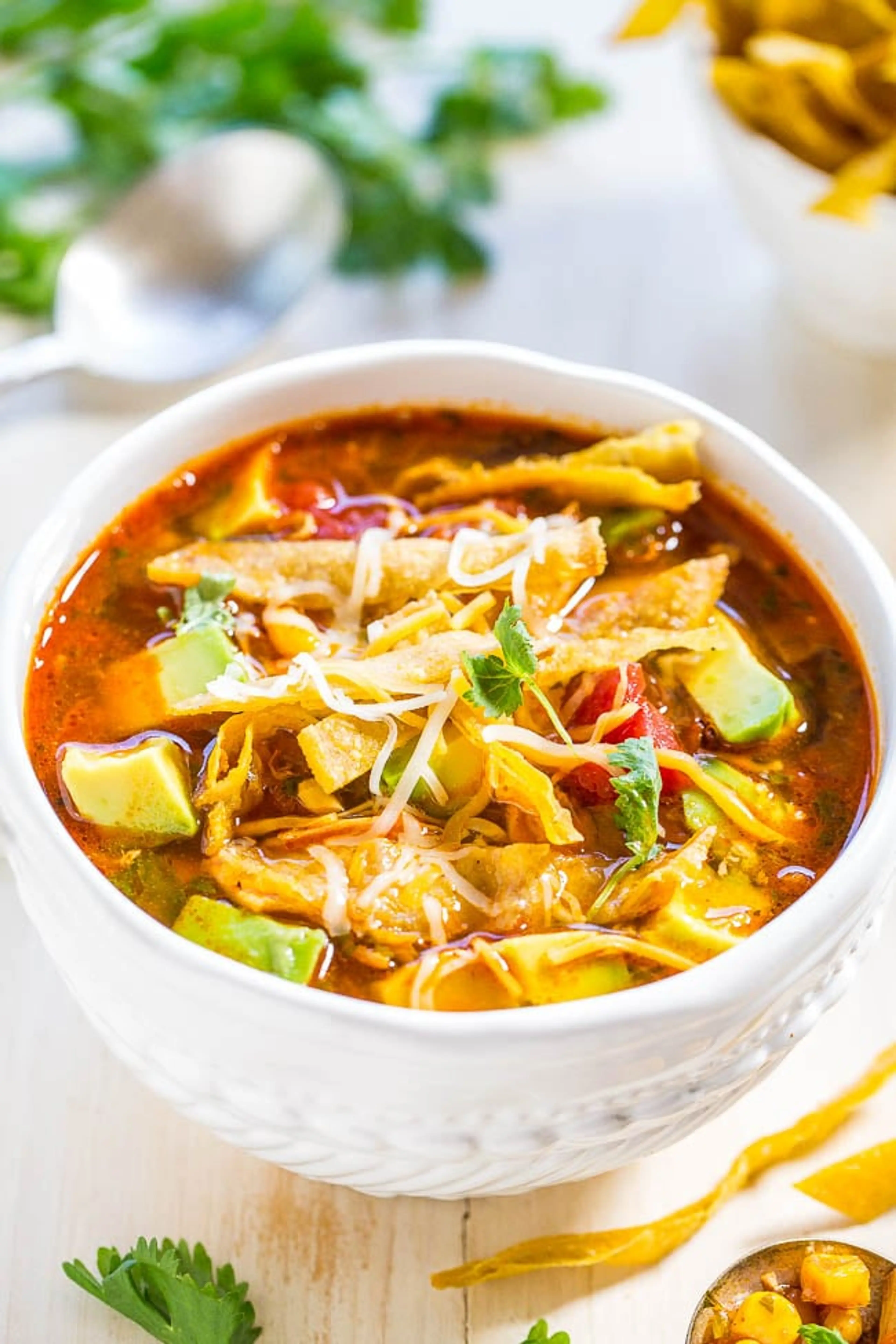 Easy 30-Minute Homemade Chicken Tortilla Soup