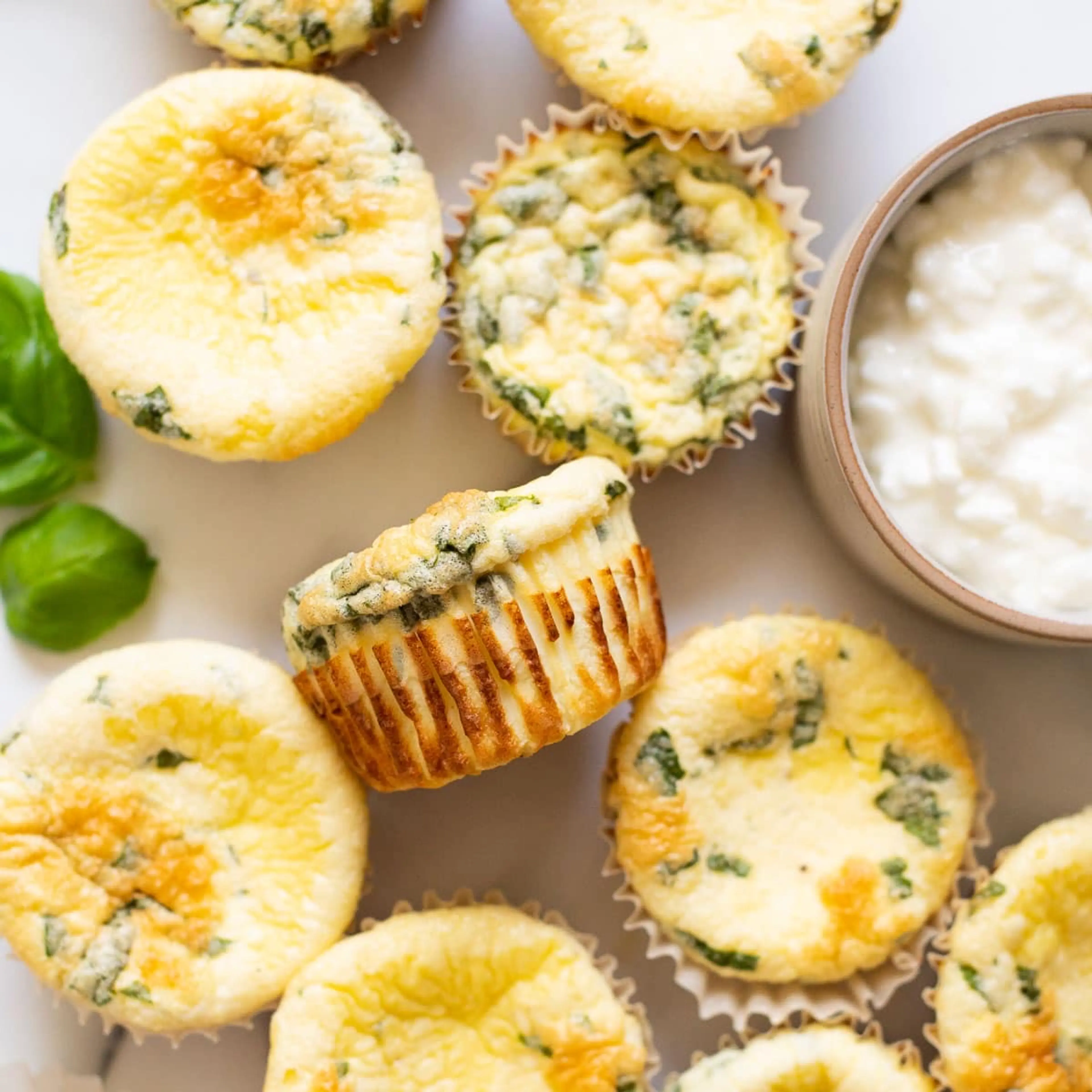 Egg Bites with Cottage Cheese