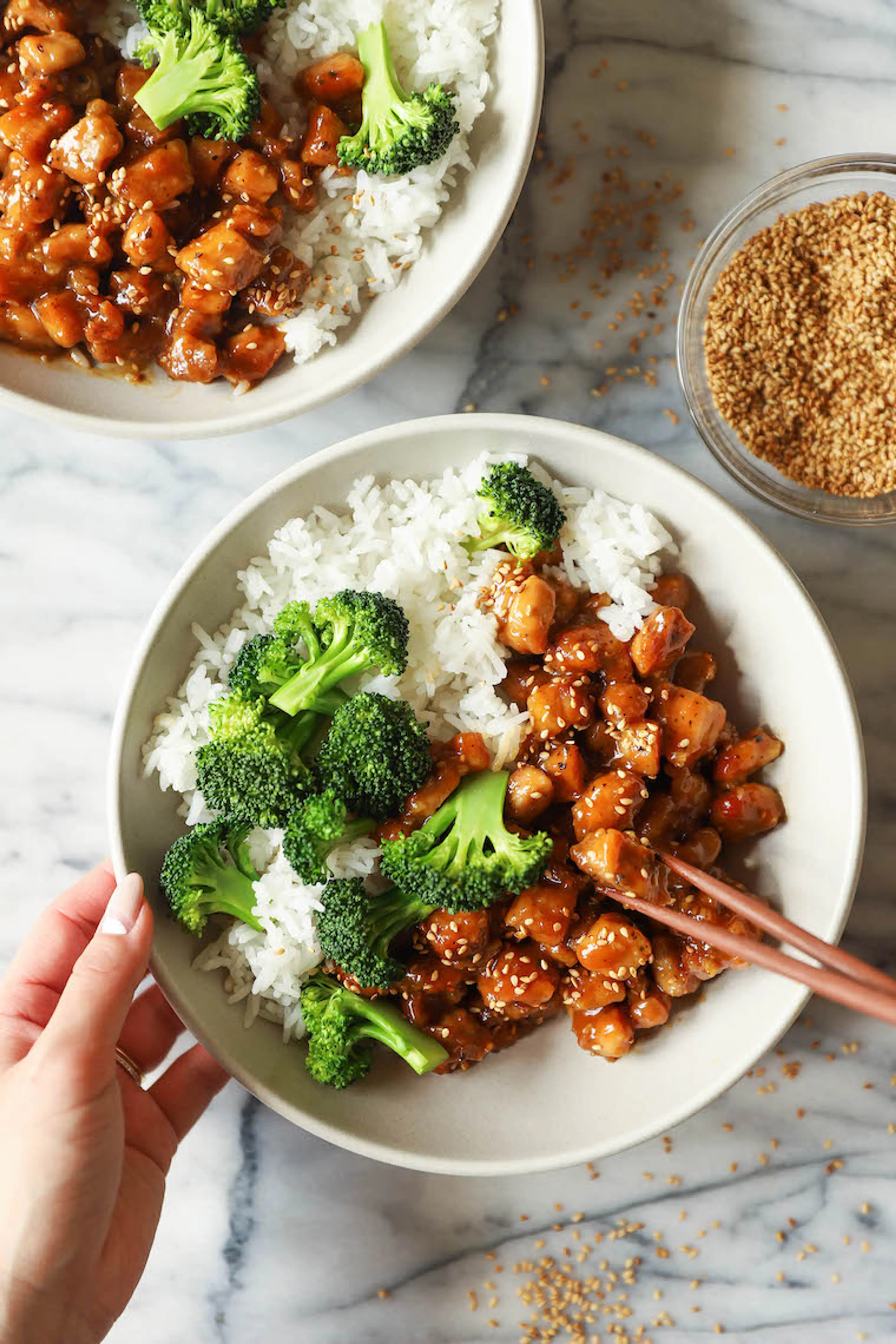 Sesame Chicken Bowls