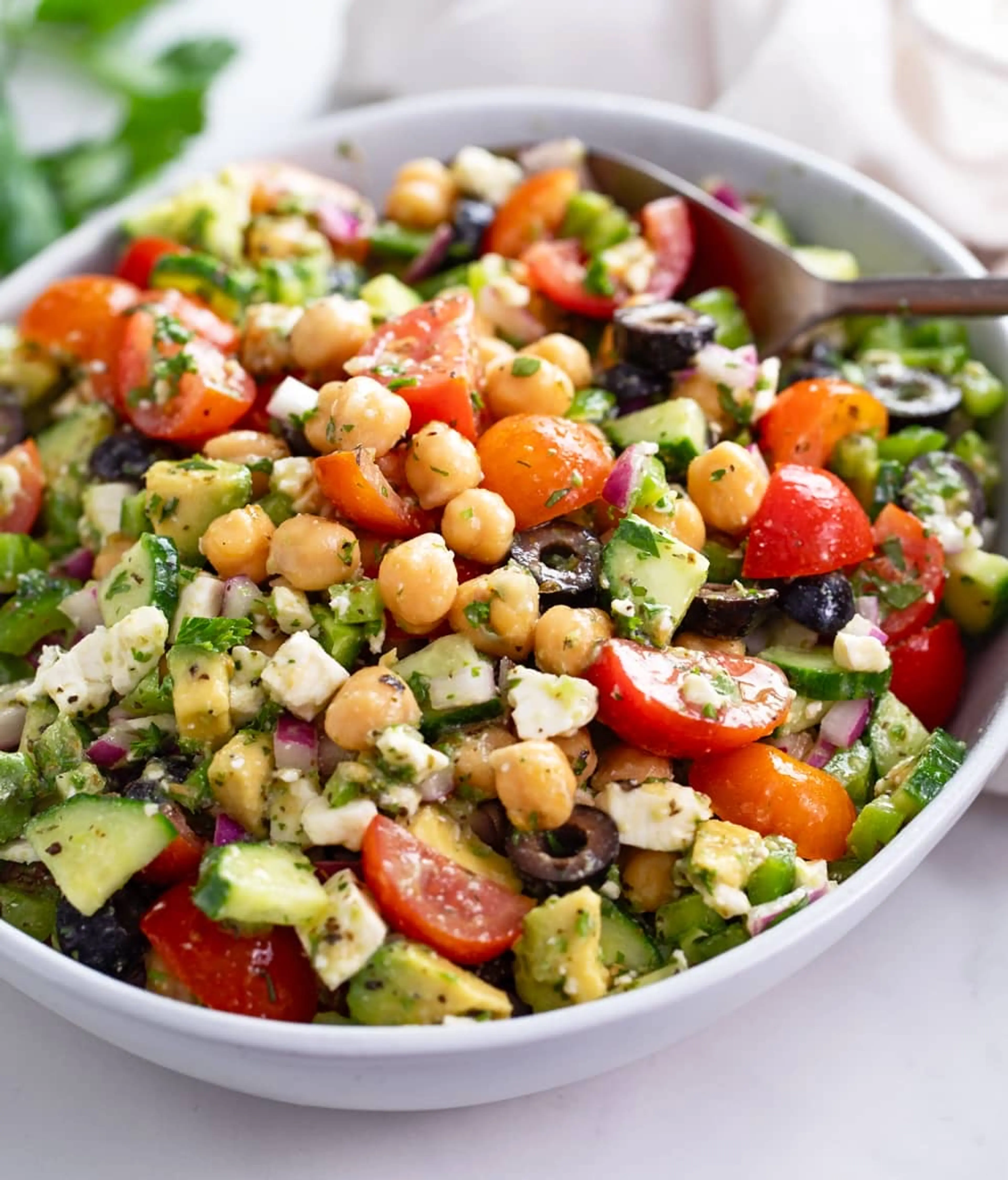 Portuguese Chickpea Salad {Salada de Grao de Bico}