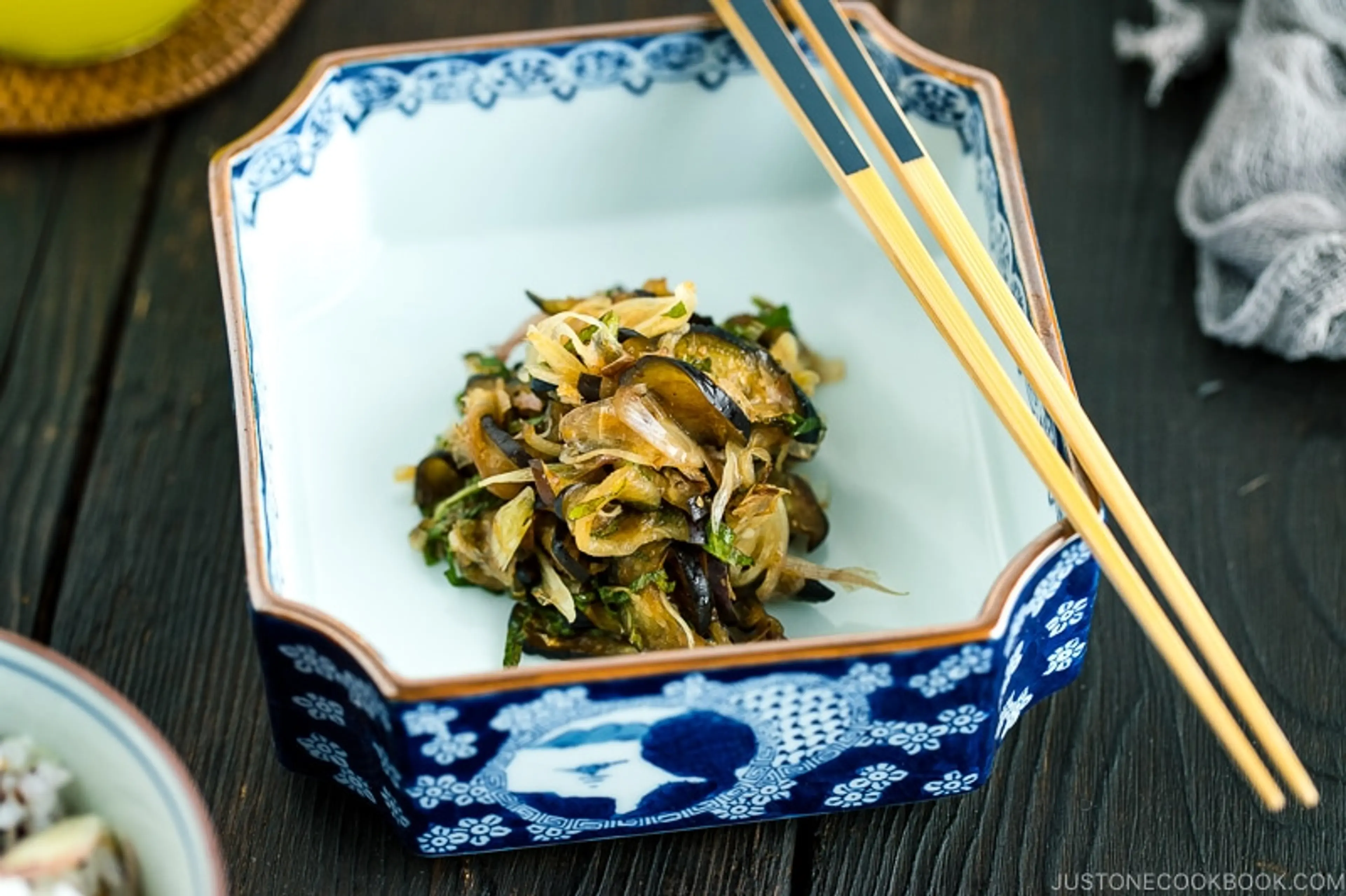 Eggplant and Myoga Salad