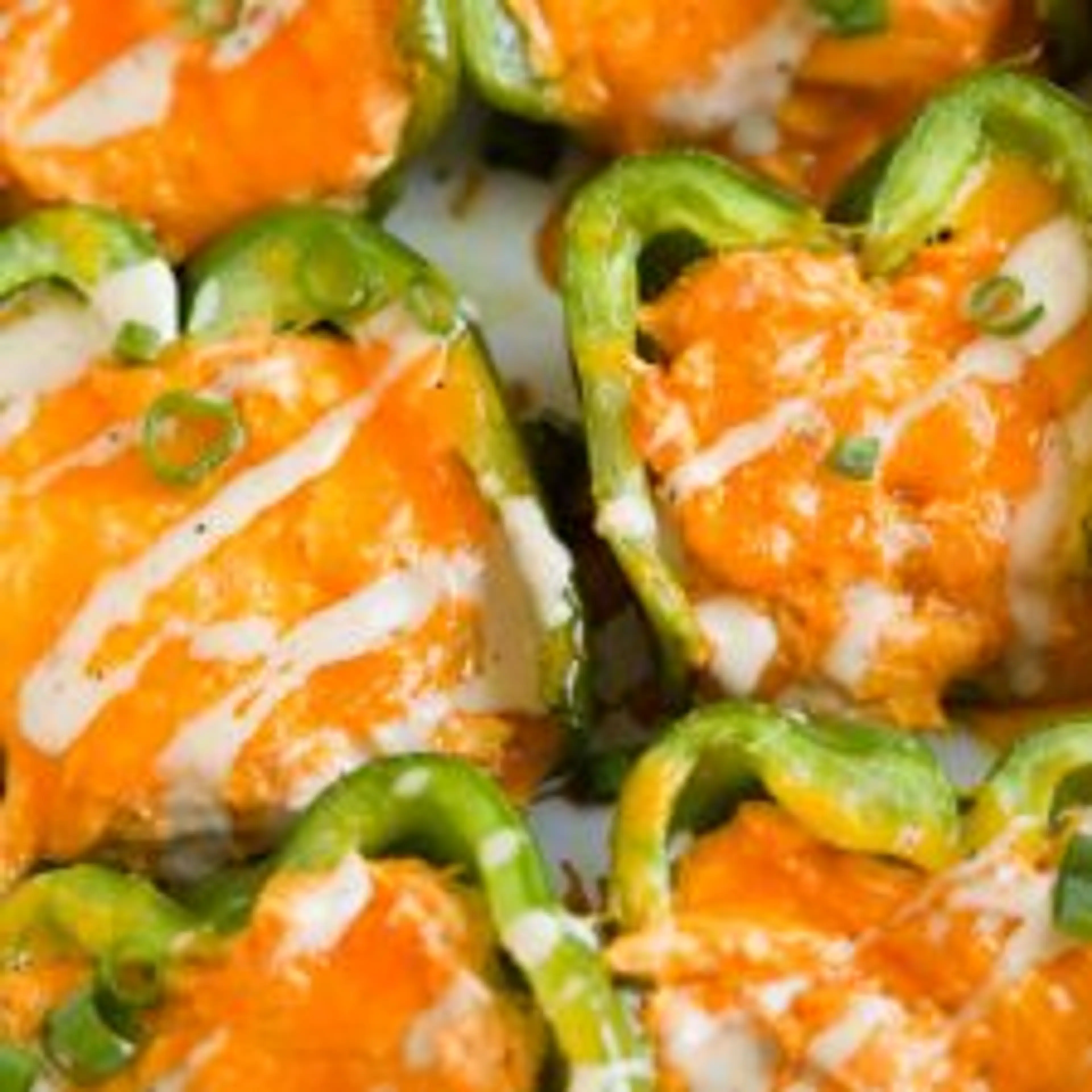 Buffalo Chicken Stuffed Peppers