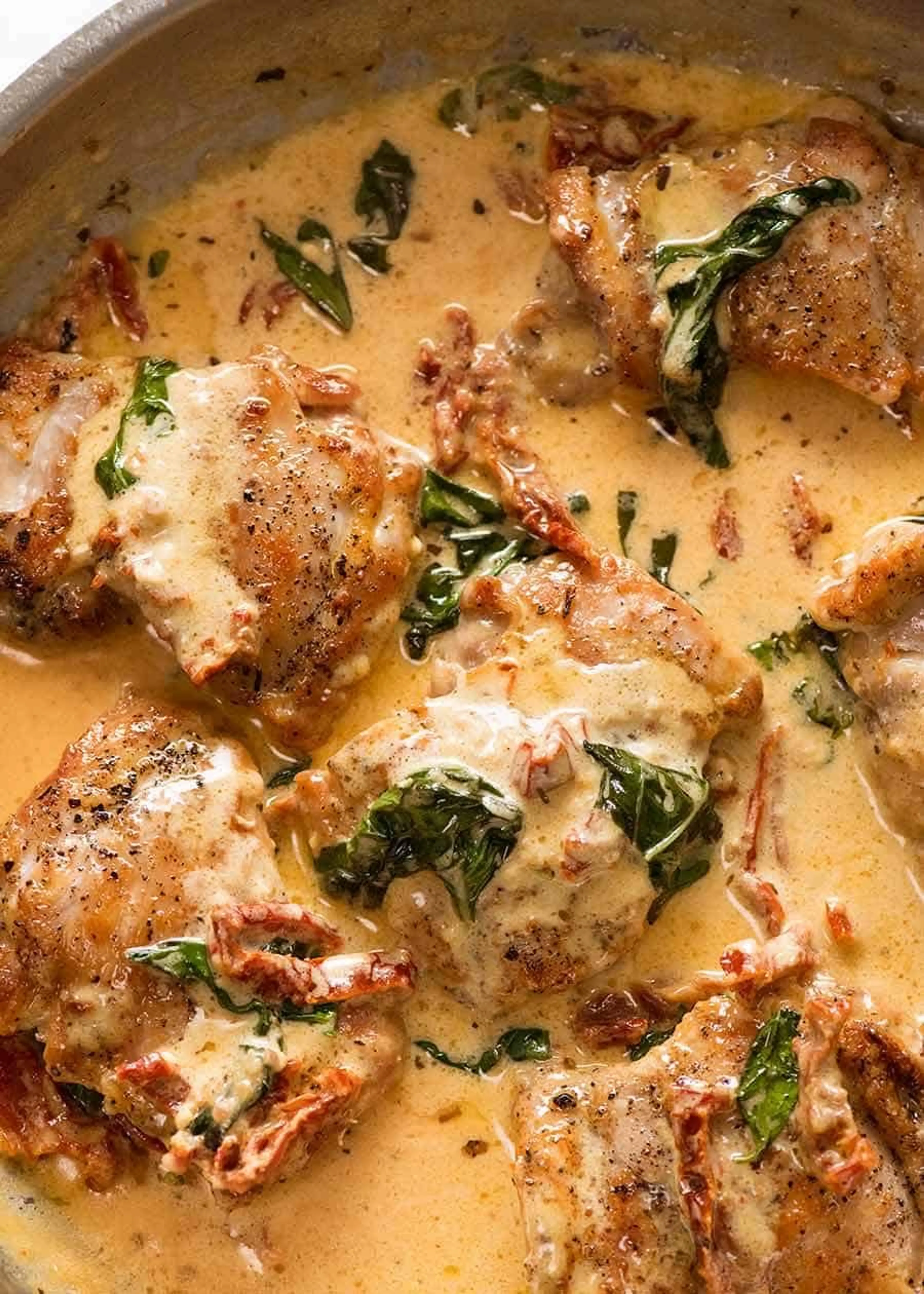 Chicken with Creamy Sun Dried Tomato Sauce