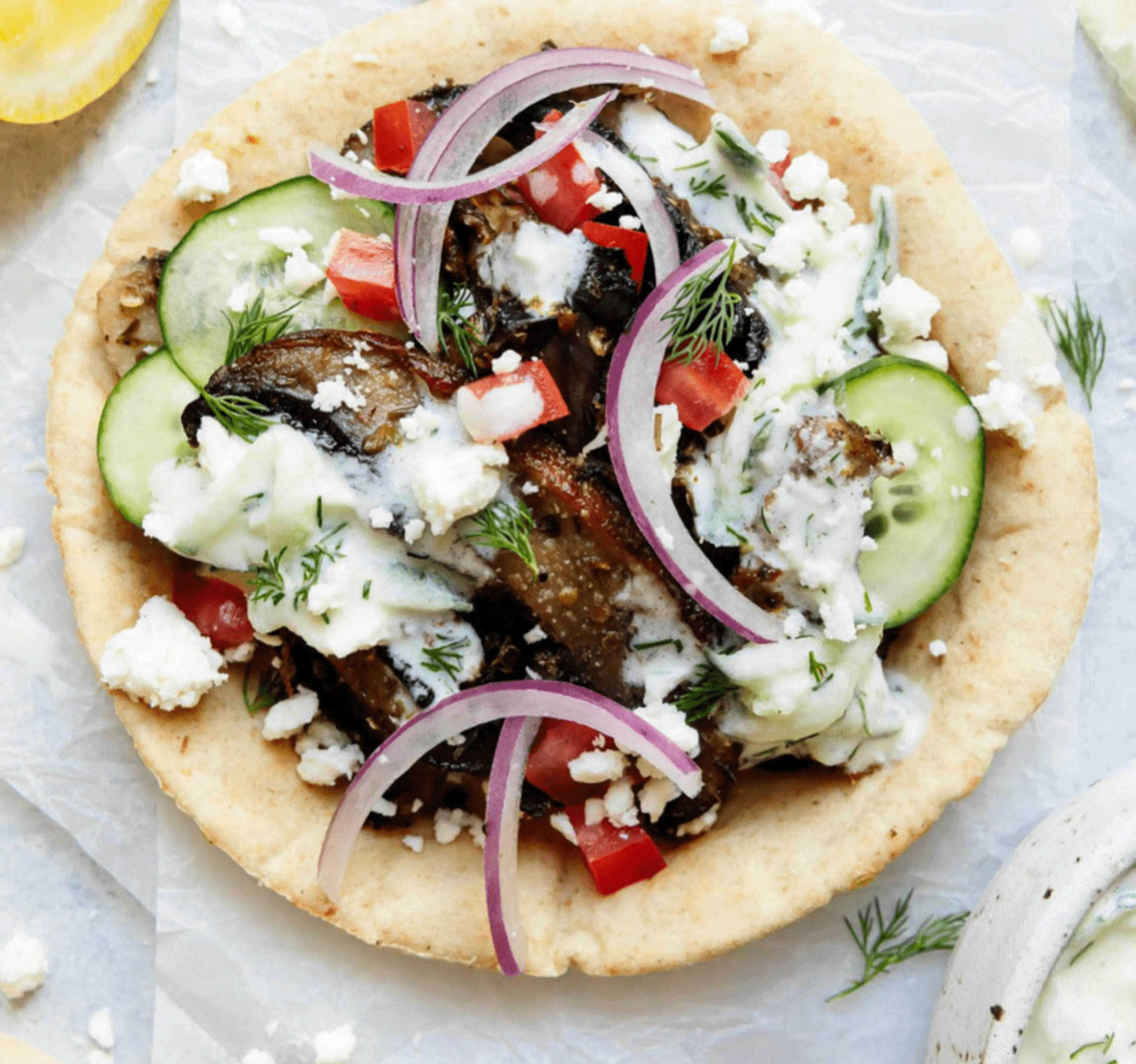 Mushroom Shawarma