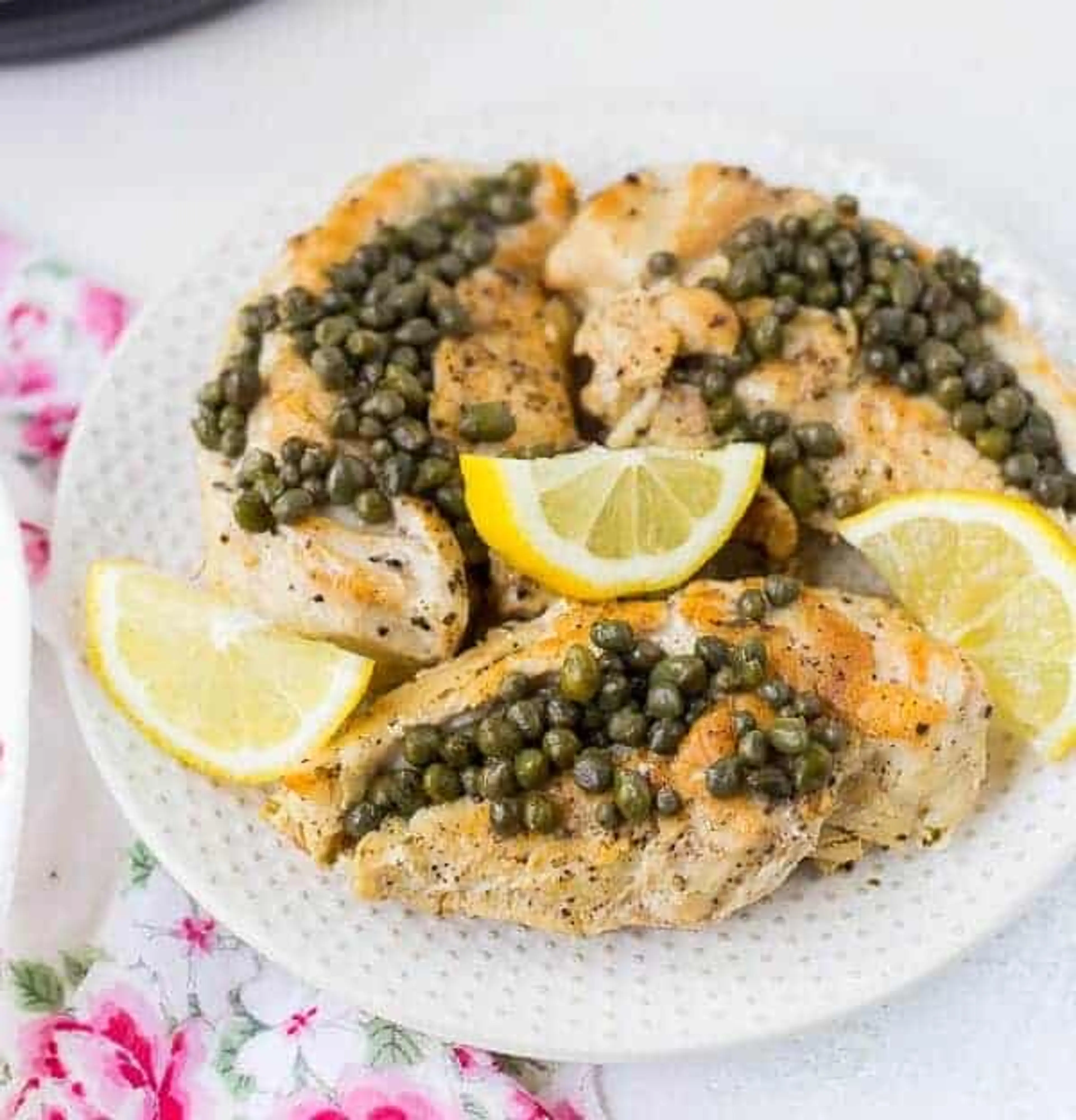 Healthy Chicken Piccata in the Instant Pot