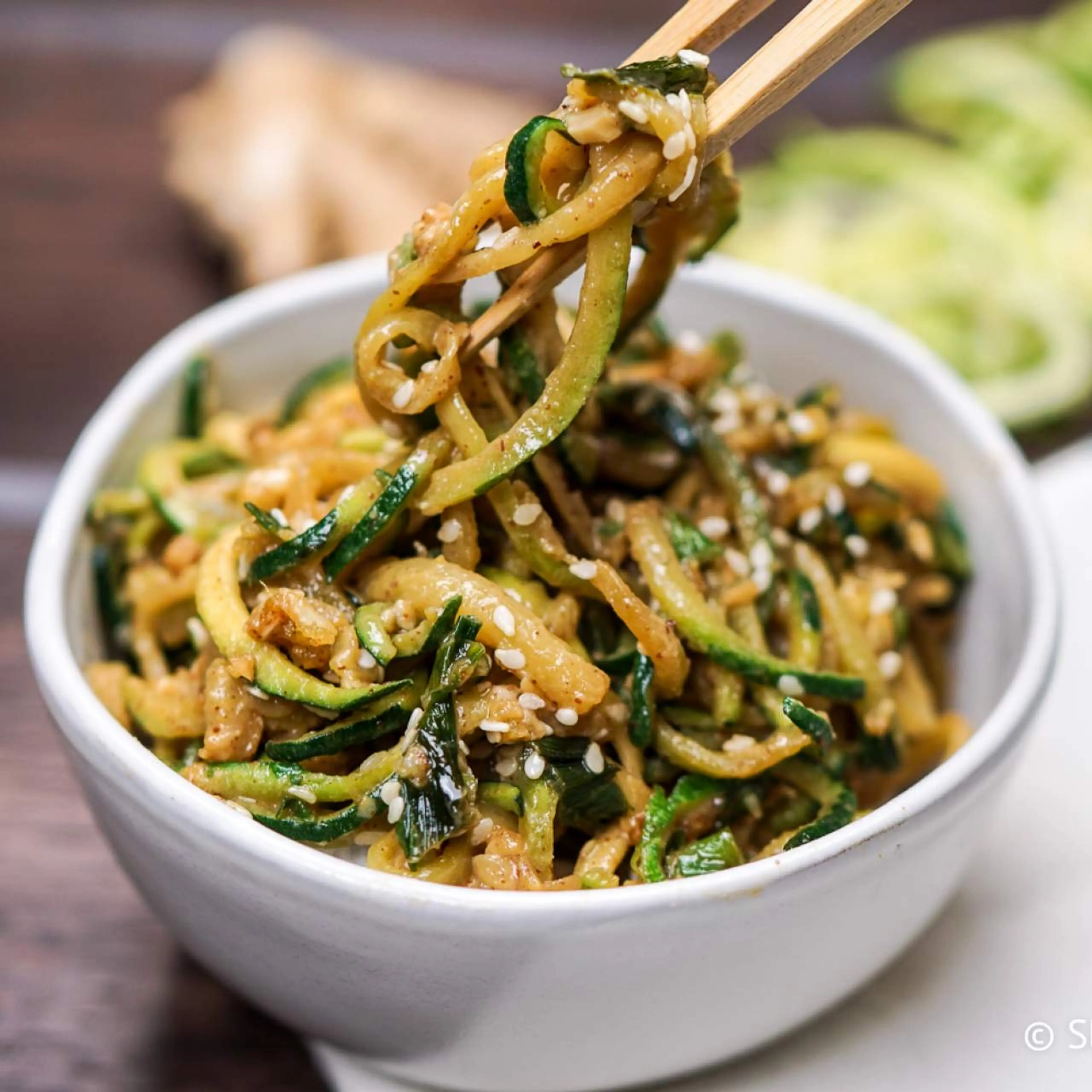 Asian Zucchini Noodles