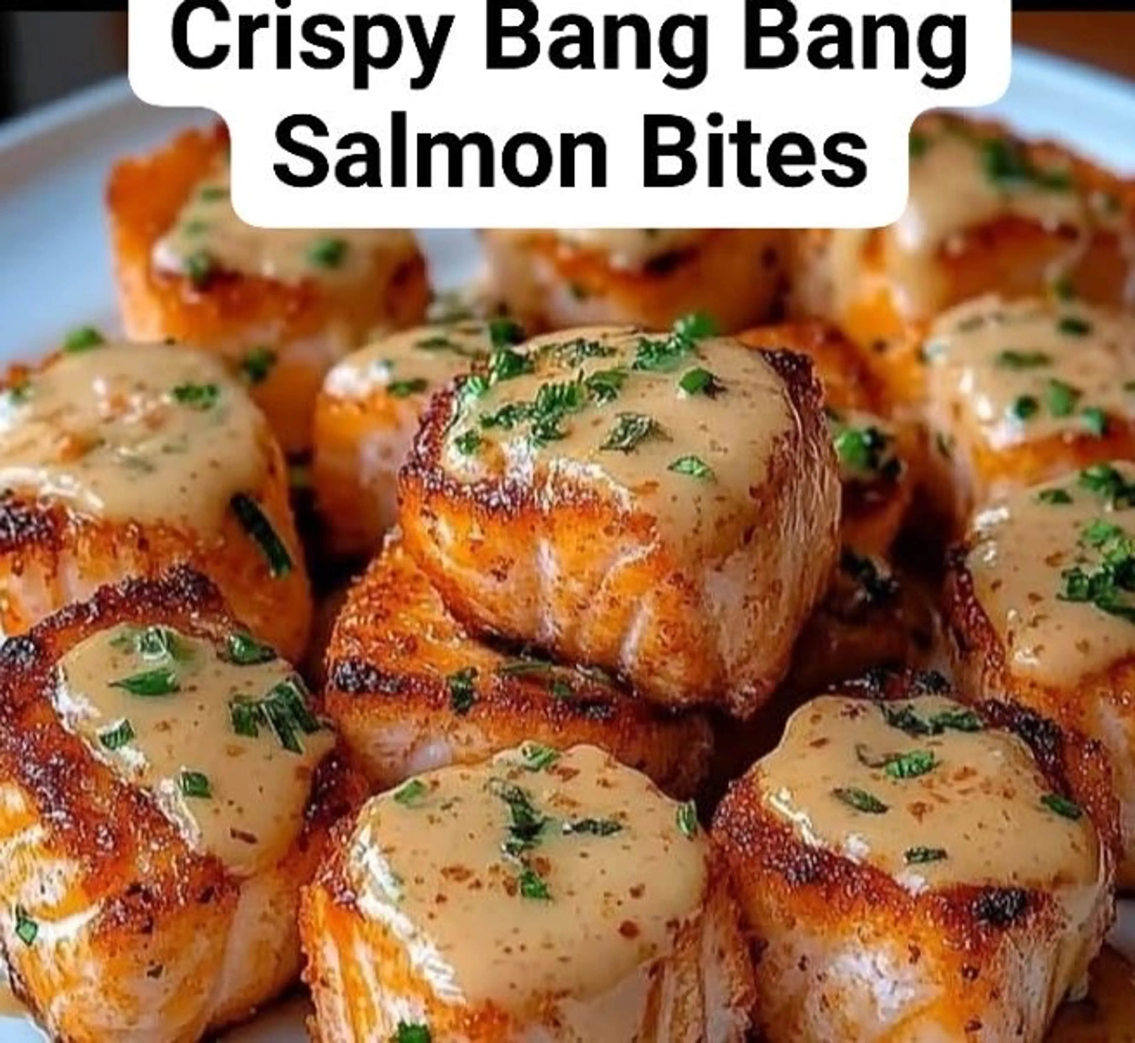 Crispy Bang Bang Salmon Bites