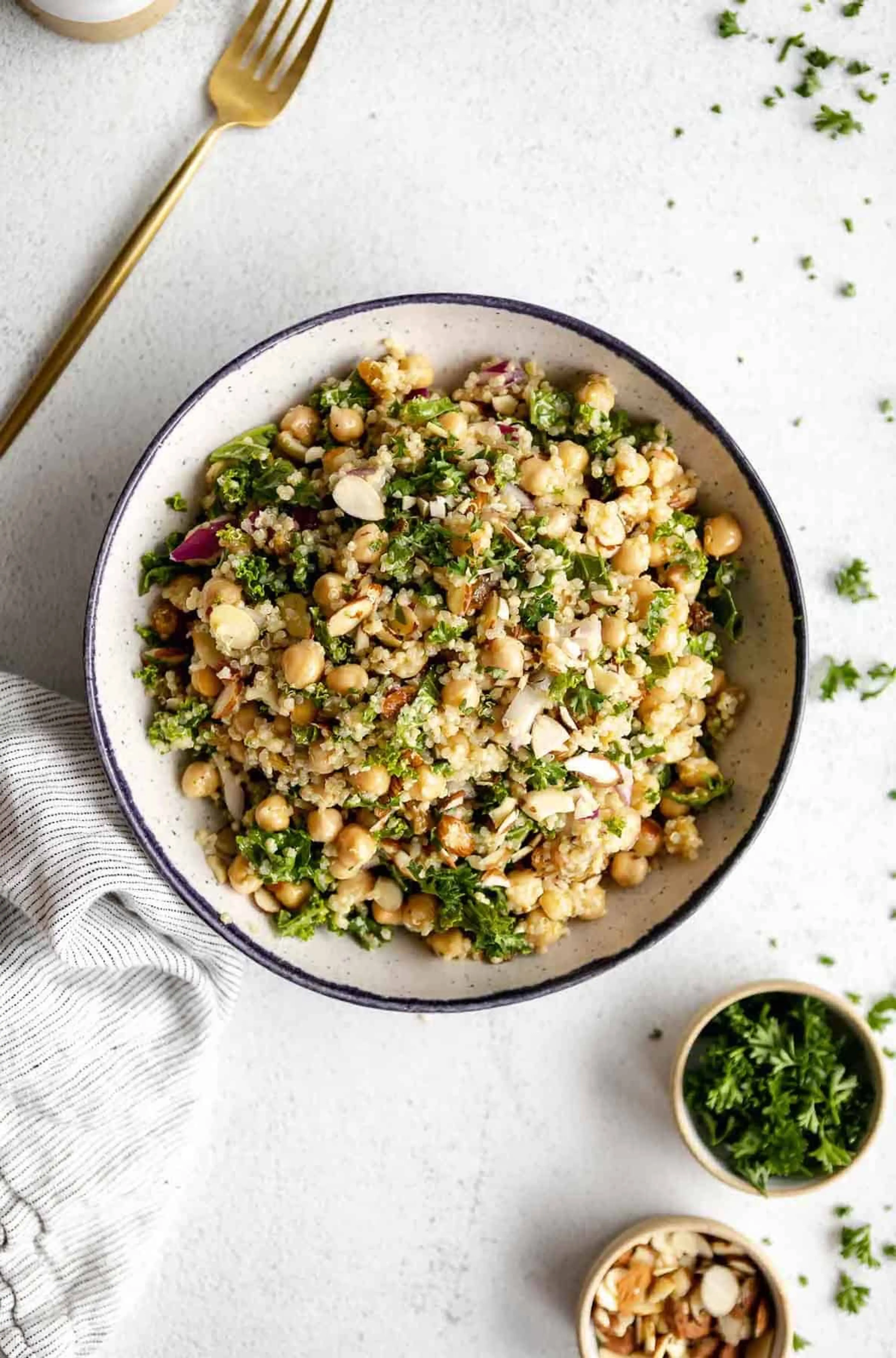 Quinoa Chickpea Salad