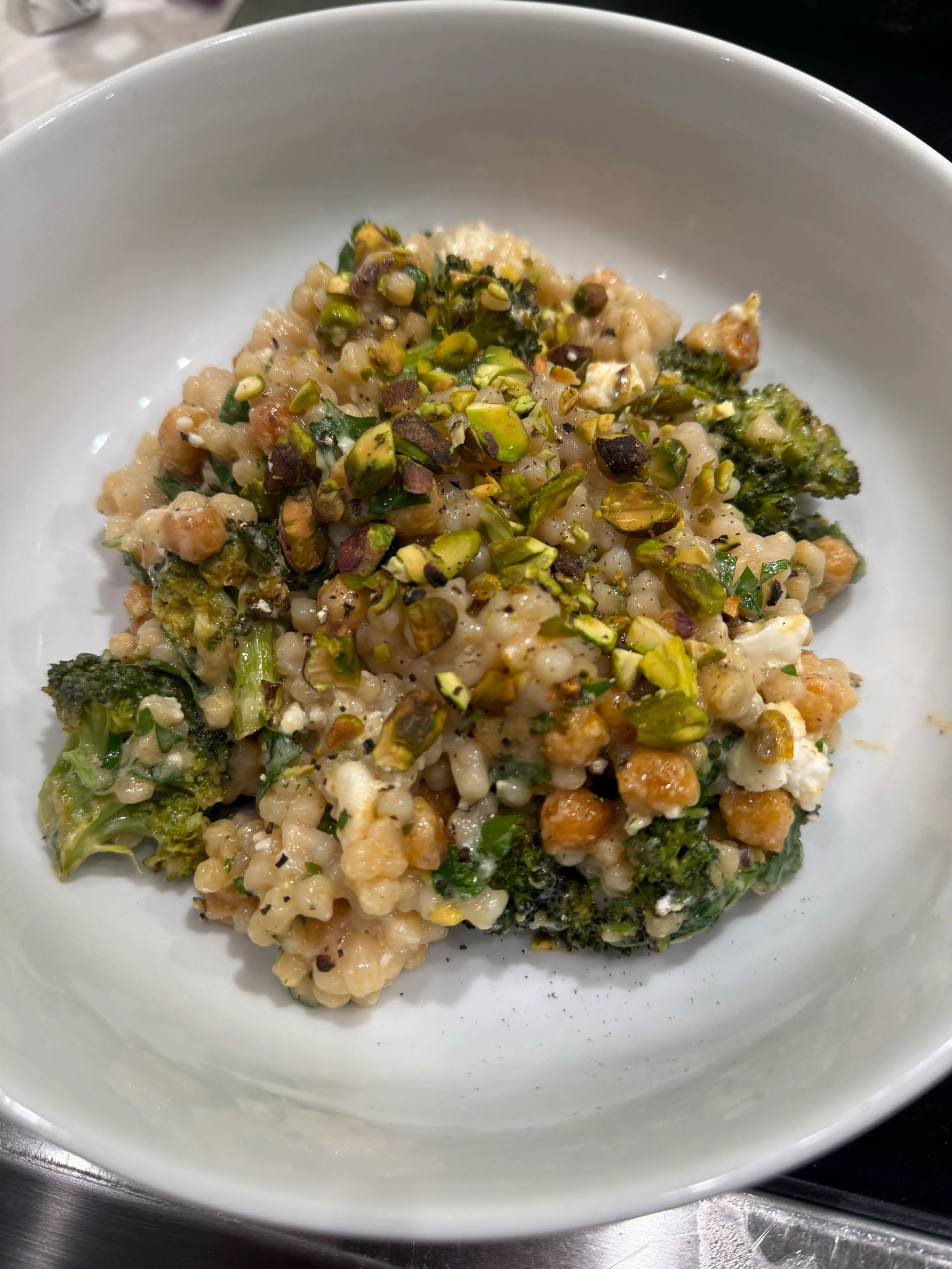 Warm Broccoli Couscous Salad