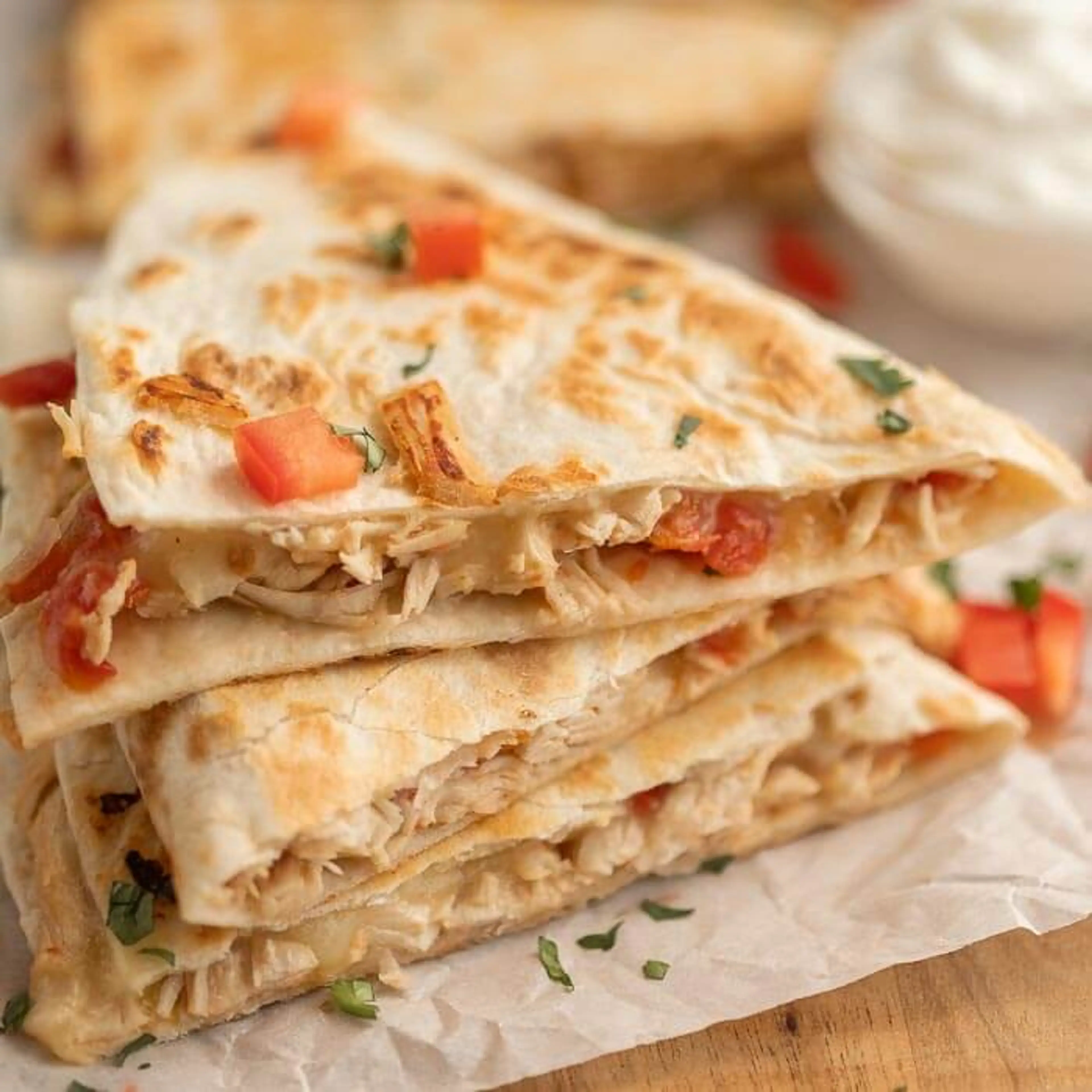 Crockpot Chicken Quesadillas Recipe