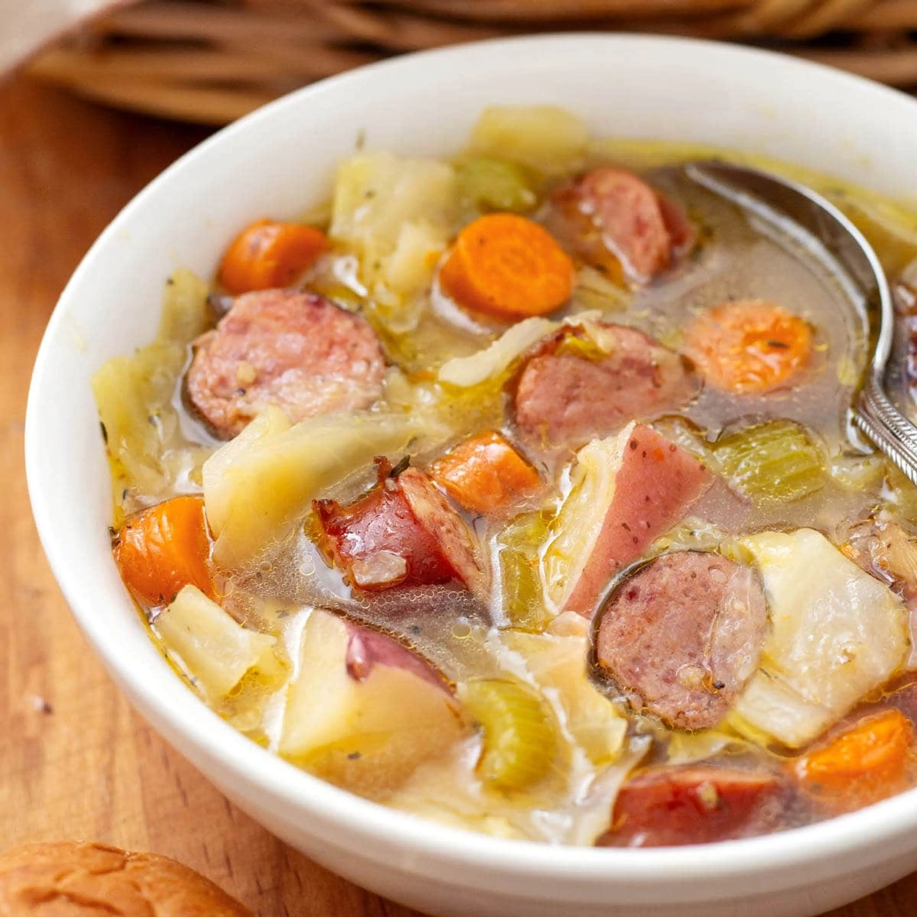 Cabbage Kielbasa Soup